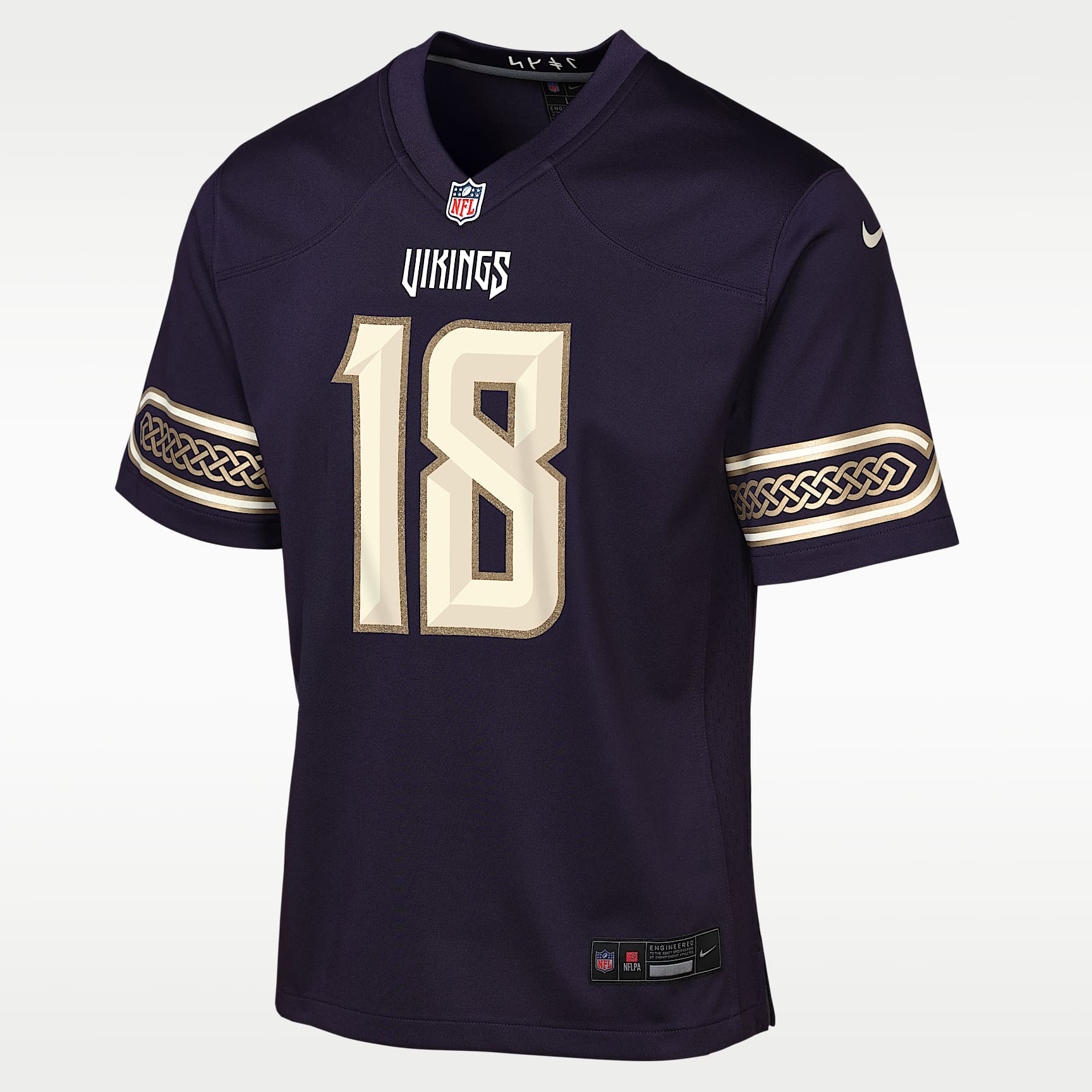 Justin Jefferson Minnesota Vikings Rivalries Collection Big Kids' Nike NFL Game Jersey