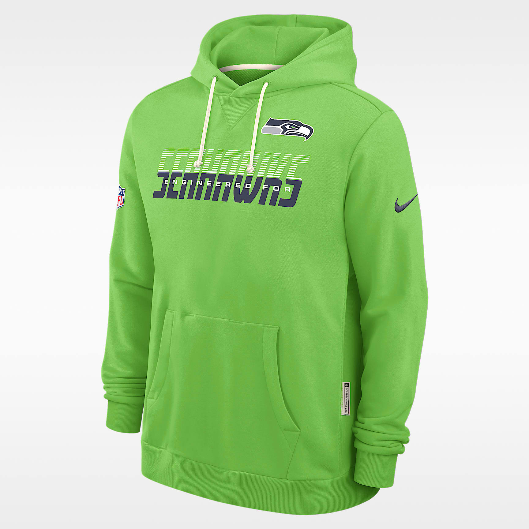 Seattle Seahawks Sideline Standard Issue Men's Nike Dri-FIT NFL Pullover Hoodie
