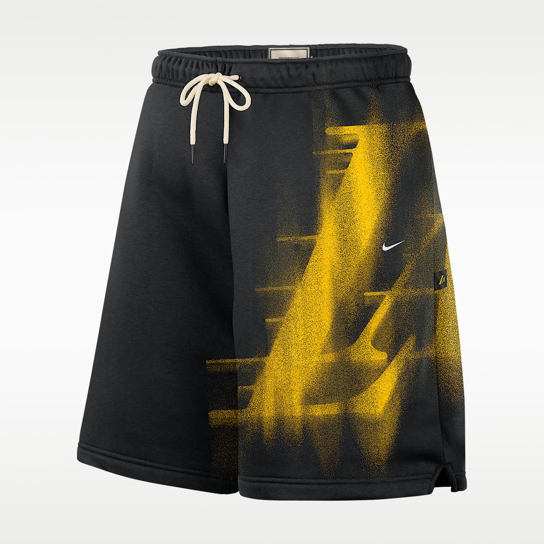 Los Angeles Lakers Standard Issue Nike Men's Fleece Basketball Shorts