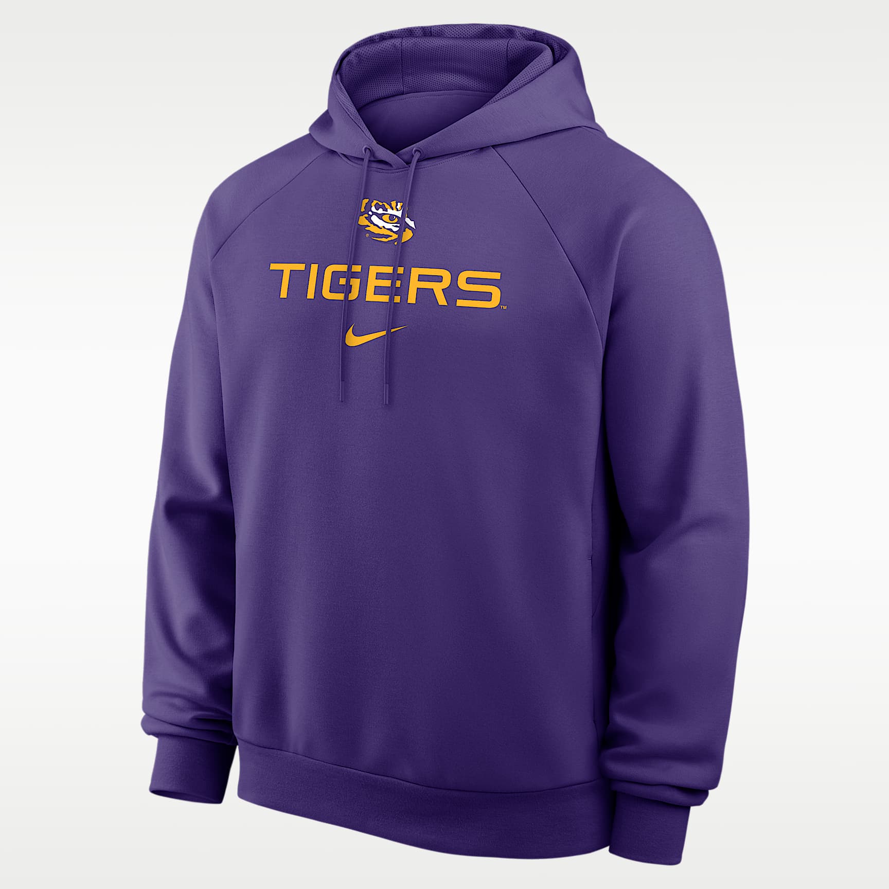 LSU Premium Performance Men's Nike Dri-FIT College Pullover Hoodie