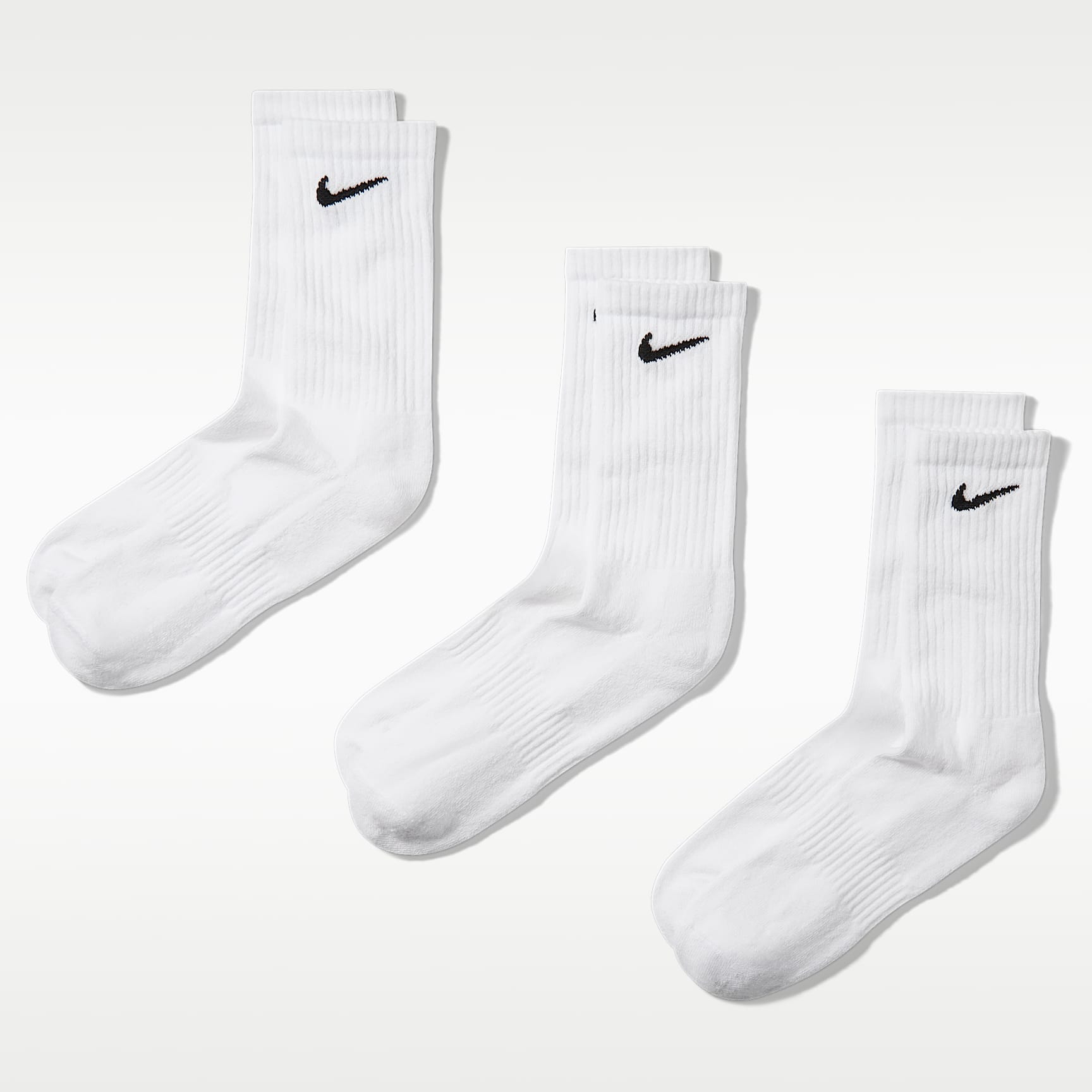 Nike Everyday Cushioned Crew-Trainingssocken (3 Paar)