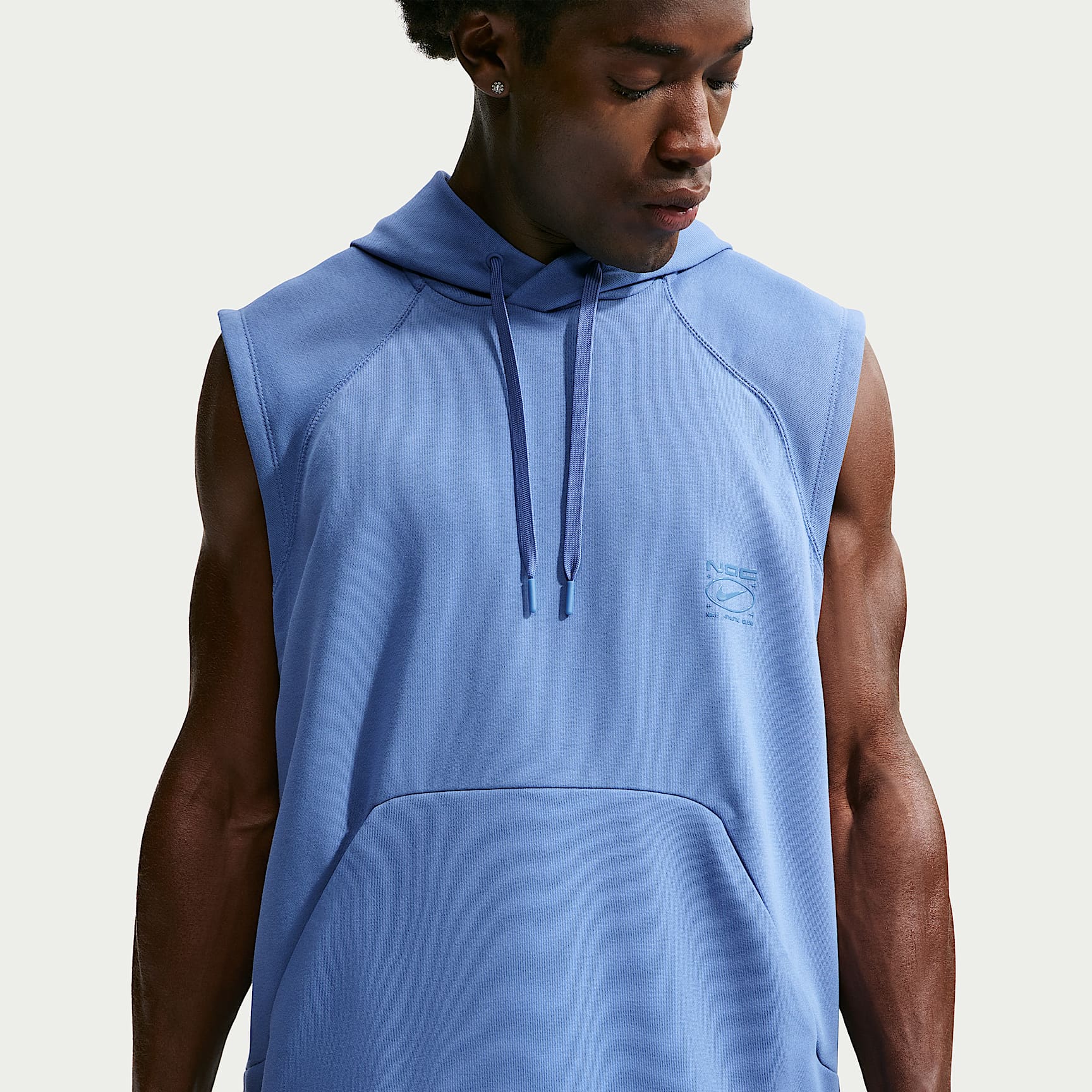 Nike N.A.C. Men's Dri-FIT Fleece Sleeveless Training Hoodie