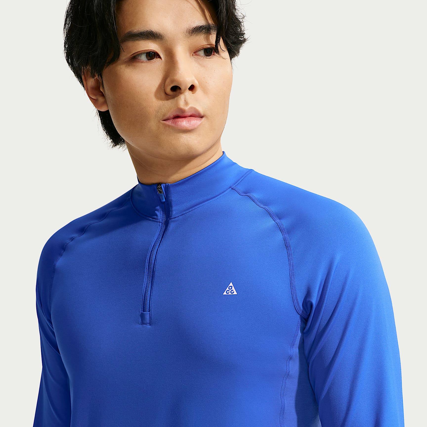 ACG 와일드씨 남성 드라이 핏 쿼터집 긴팔 하이킹 탑