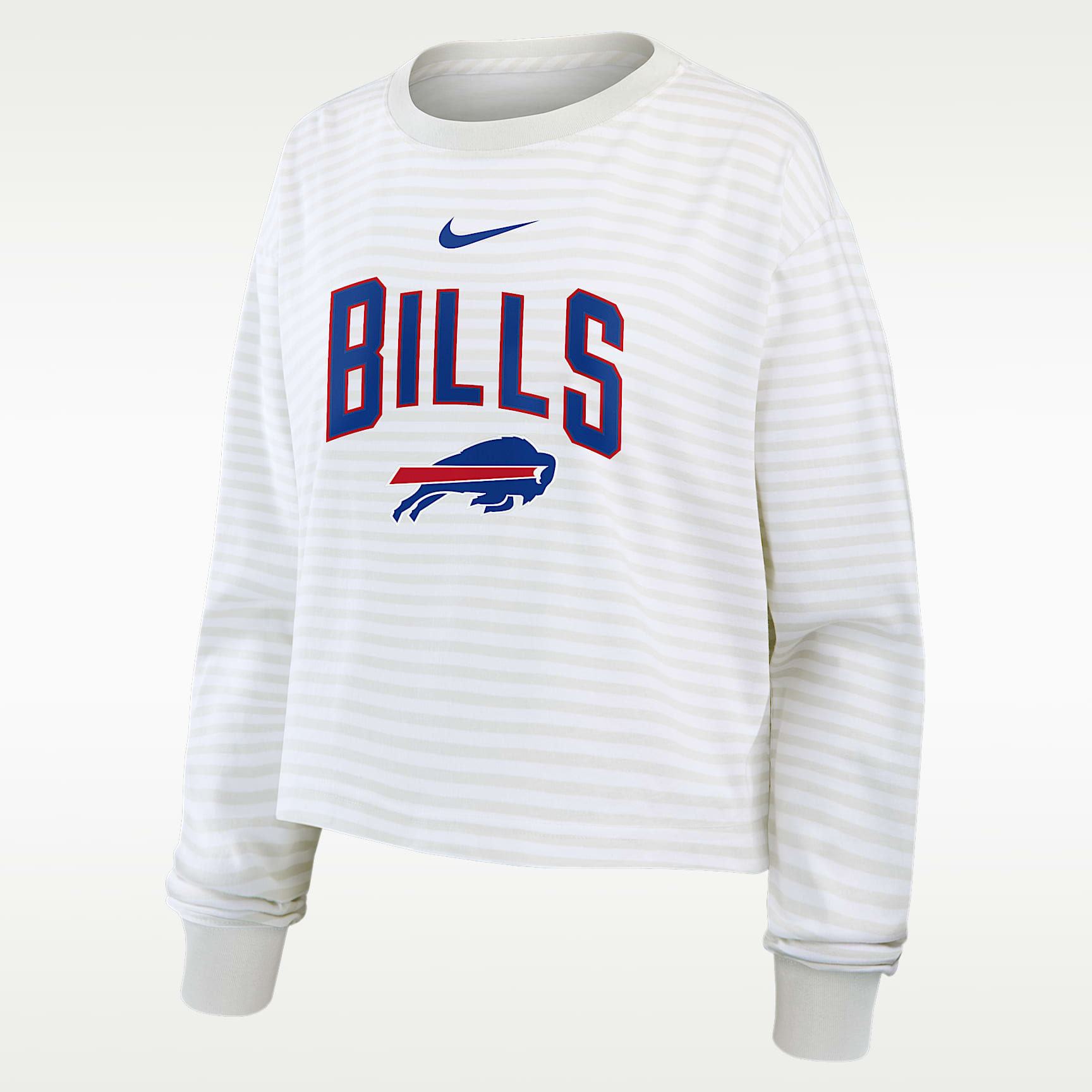 Buffalo Bills Primetime Women's Nike Cropped Long-Sleeve T-Shirt