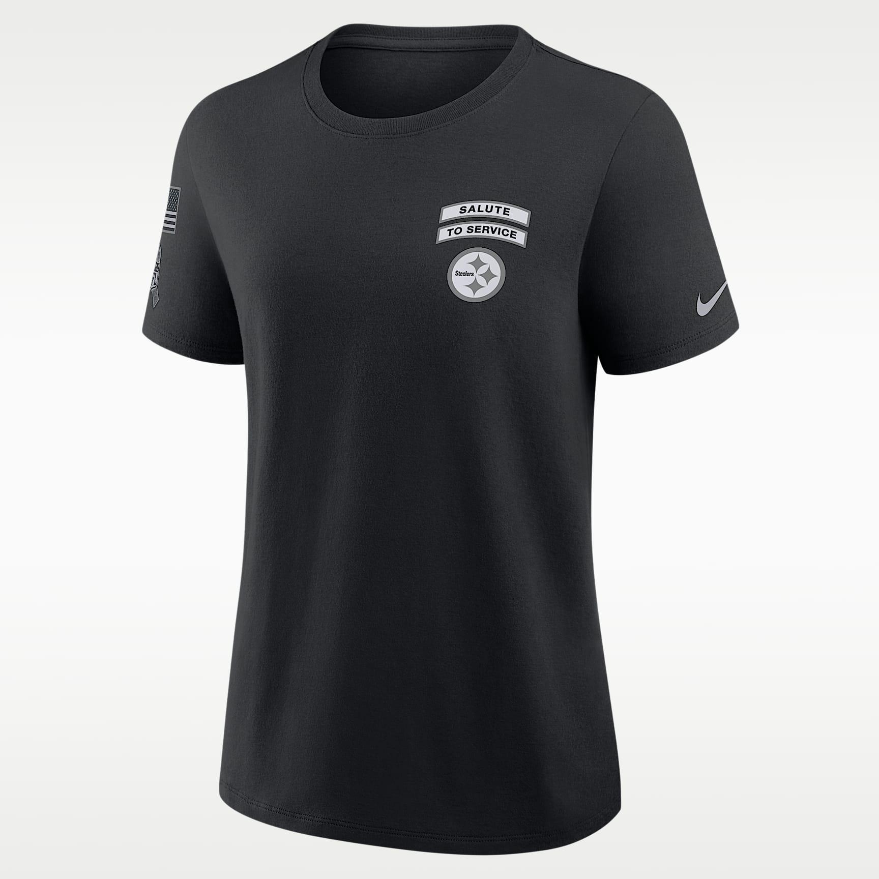 Pittsburgh Steelers Salute to Service Women's Nike NFL T-Shirt