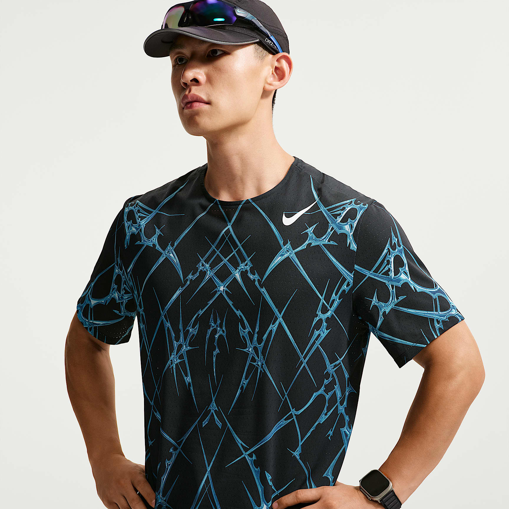 Nike AeroSwift Men's Dri-FIT ADV Printed Short-Sleeve Running Top