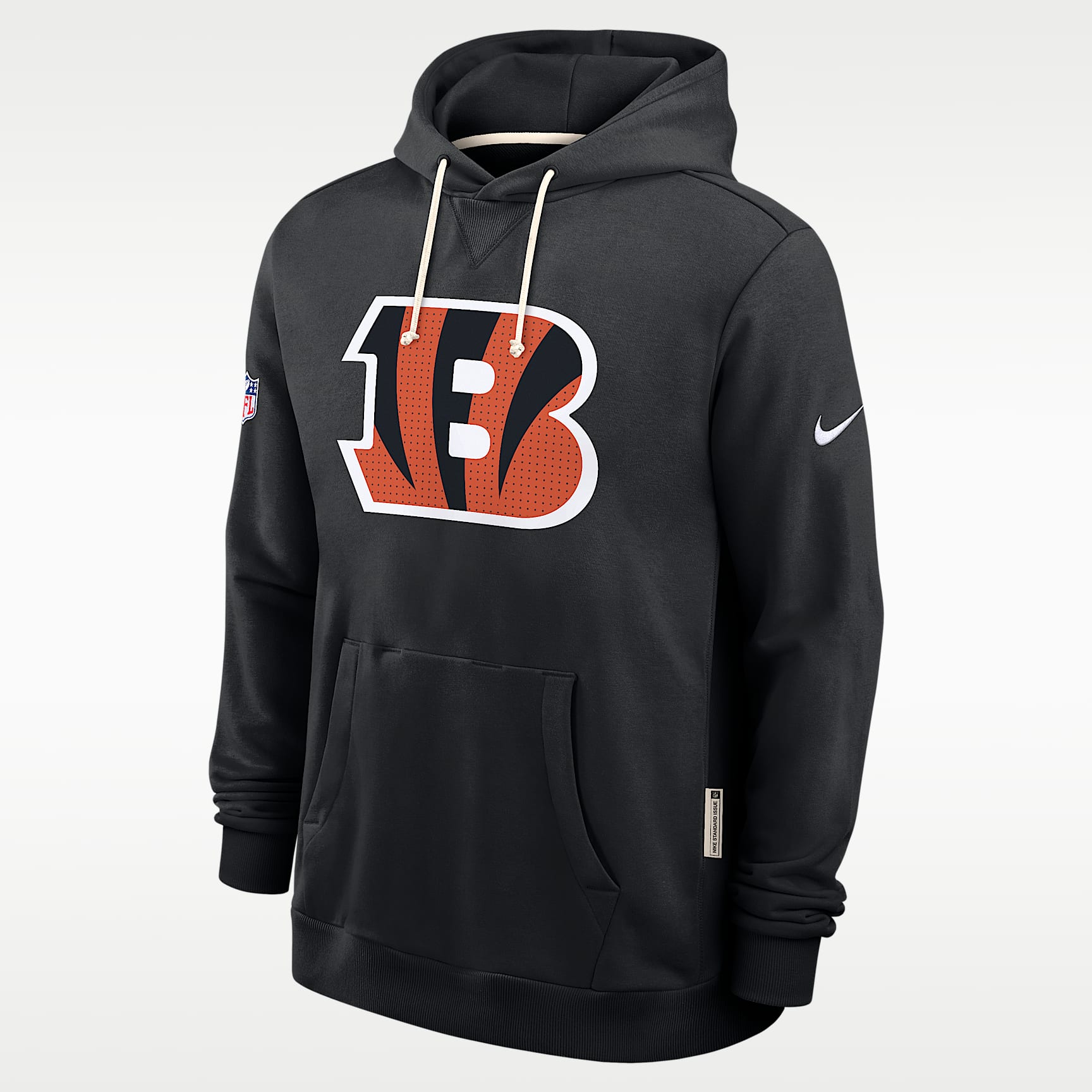 Sudadera con gorro sin cierre Nike Dri-FIT de la NFL para hombre Cincinnati Bengals Initial Home Sideline