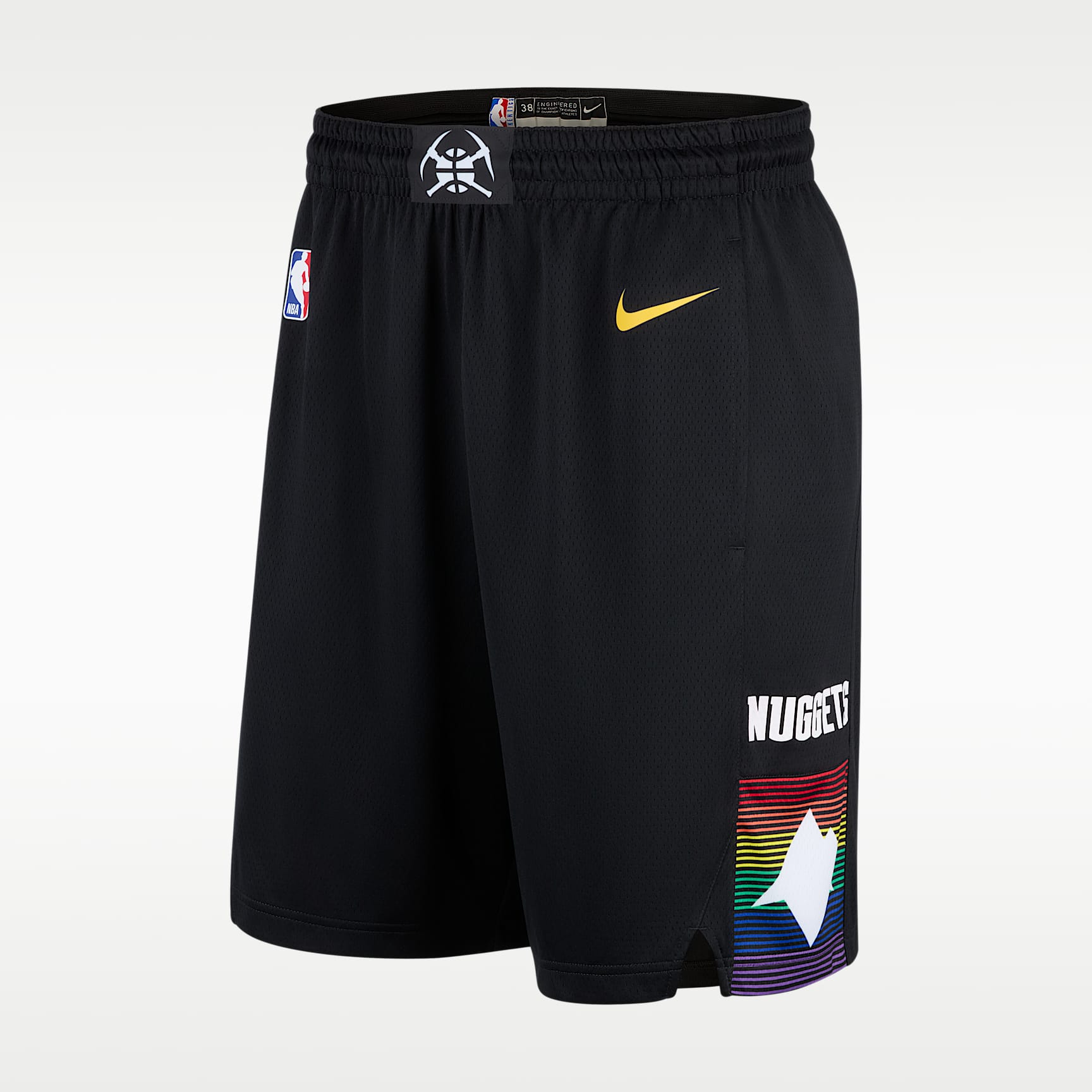 Denver Nuggets City Edition Pantalón corto Nike Dri-FIT Swingman de la NBA - Hombre