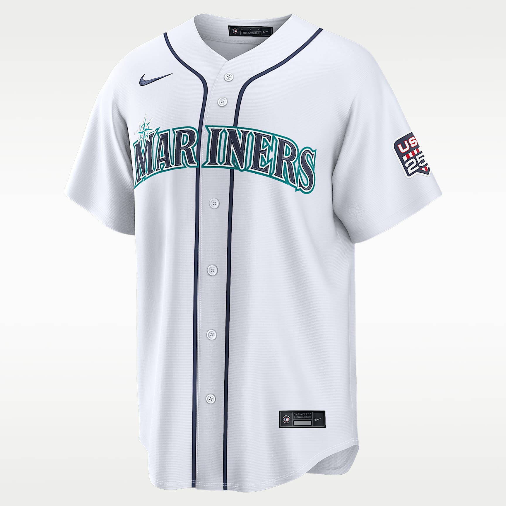 Cal Raleigh Seattle Mariners USA 250 Men's Nike MLB Stadium Jersey