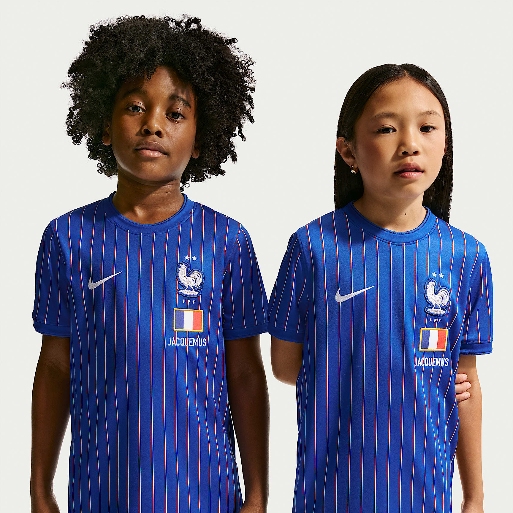 France x Jacquemus Older Kids' Short-Sleeved Football Top