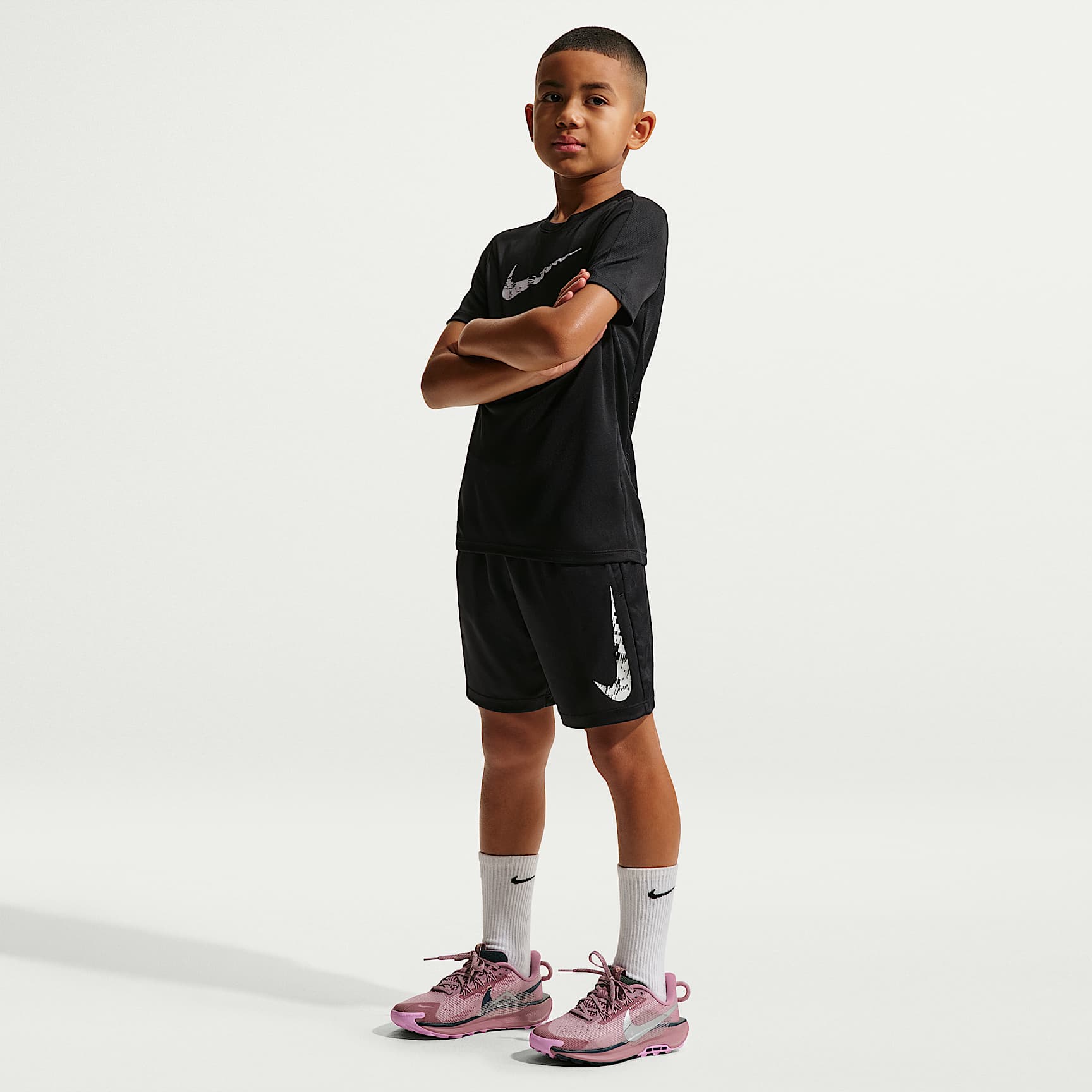 Shorts Dri-FIT para niño talla grande Nike Trophy23