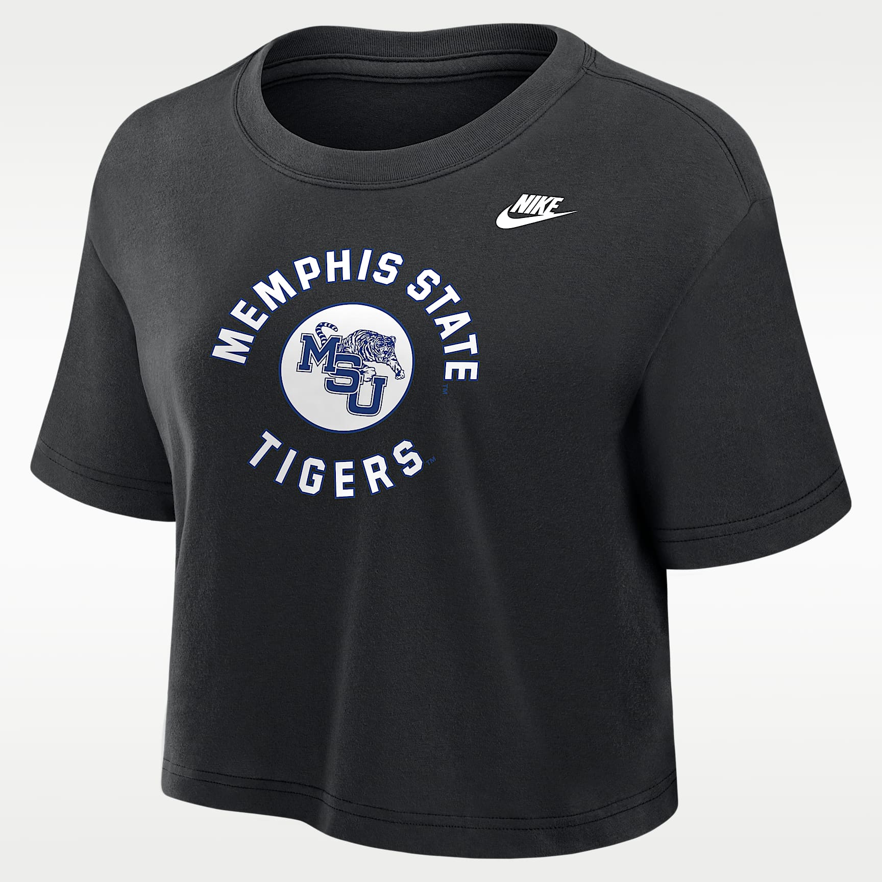 Memphis Tigers Women's Nike Dri-FIT Cropped T-Shirt
