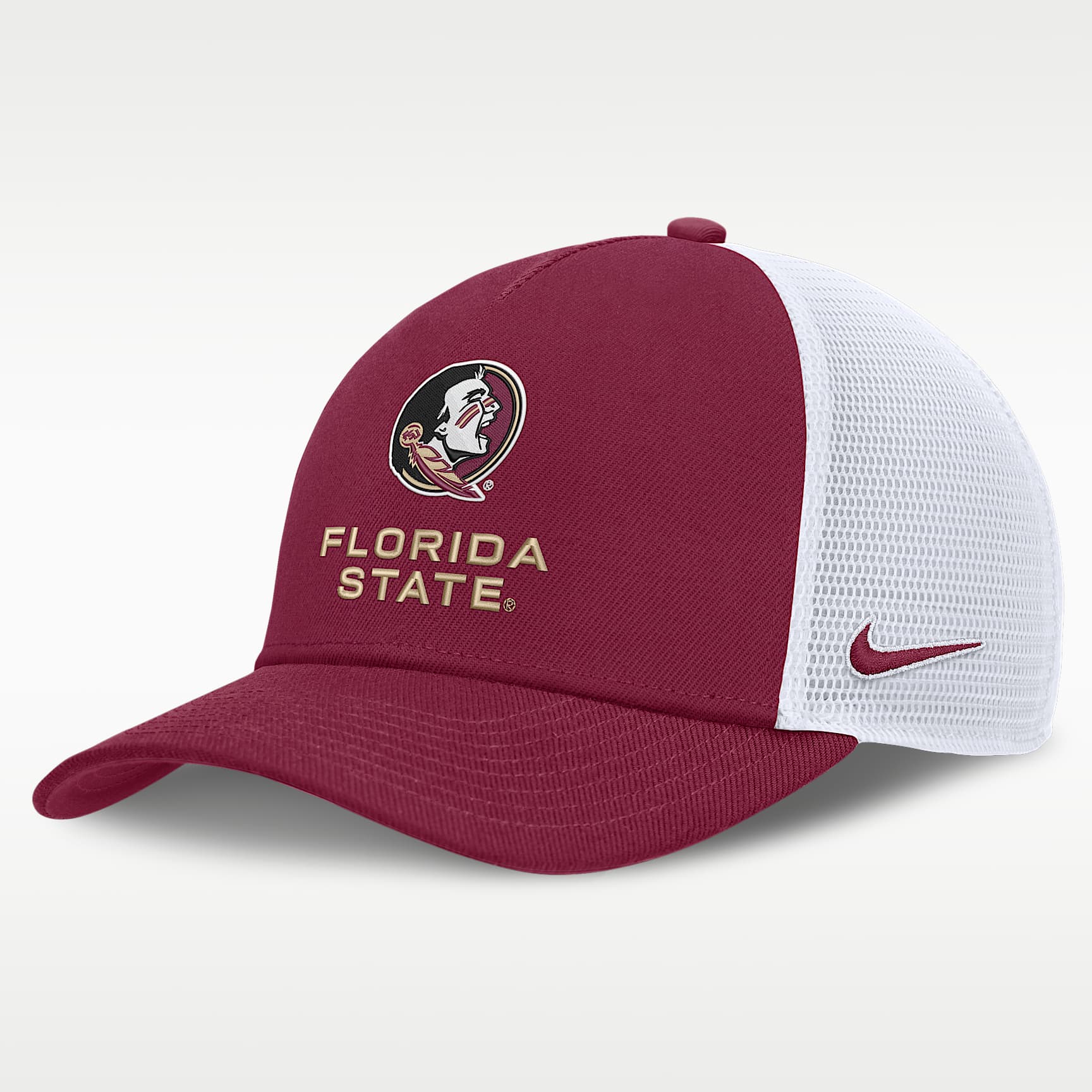 Florida State Sideline Rise Gameday Men's Nike College Trucker Adjustable Hat