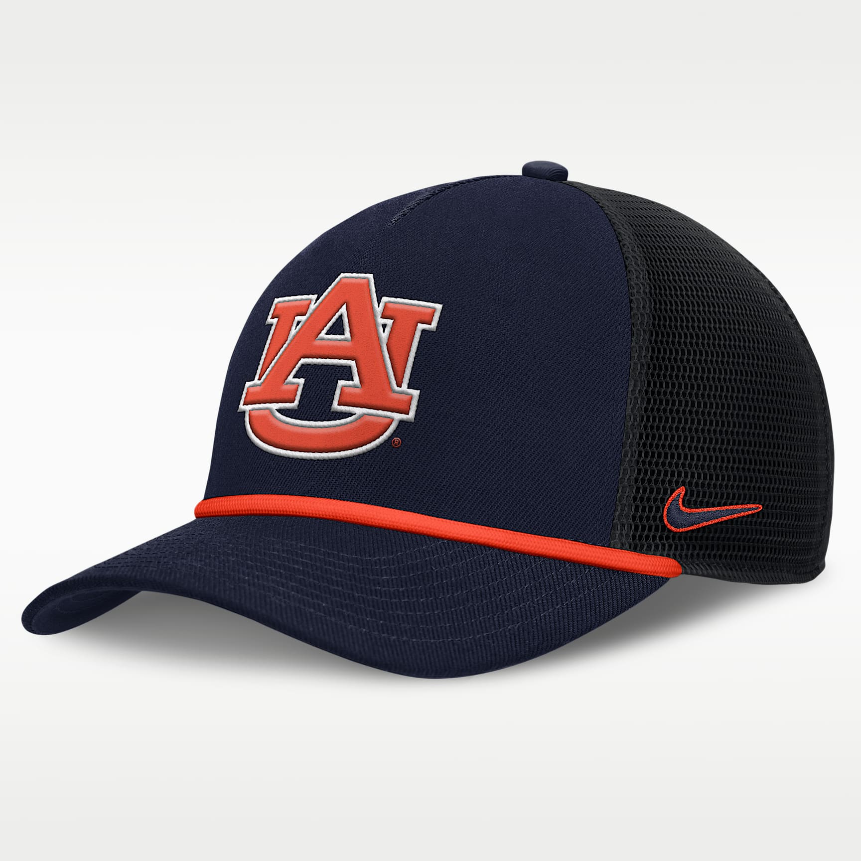 Gorra de rejilla universitaria Nike ajustable para hombre Auburn Primetime Rise