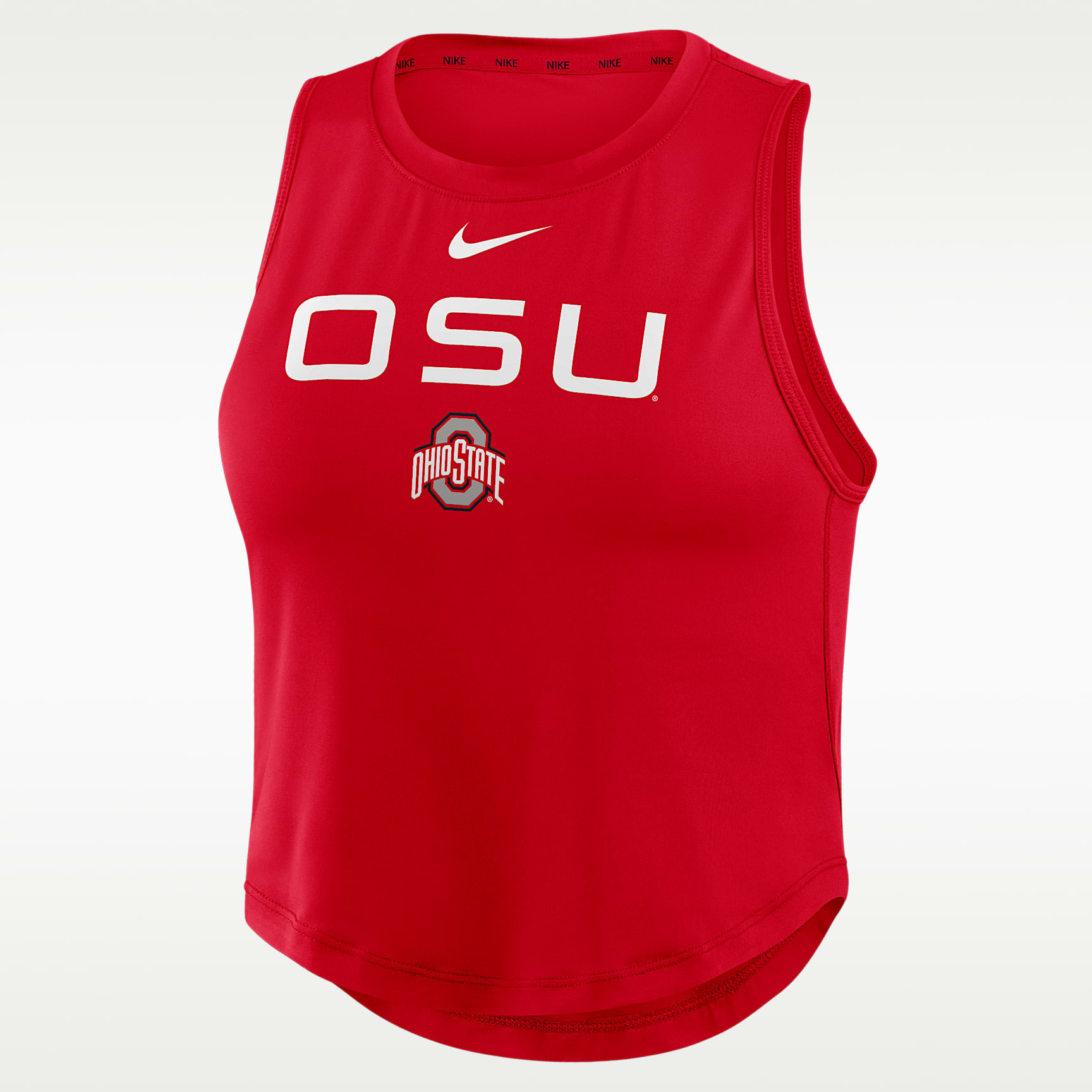 Playera de tirantes cropped Nike Dri-FIT para mujer Ohio State One