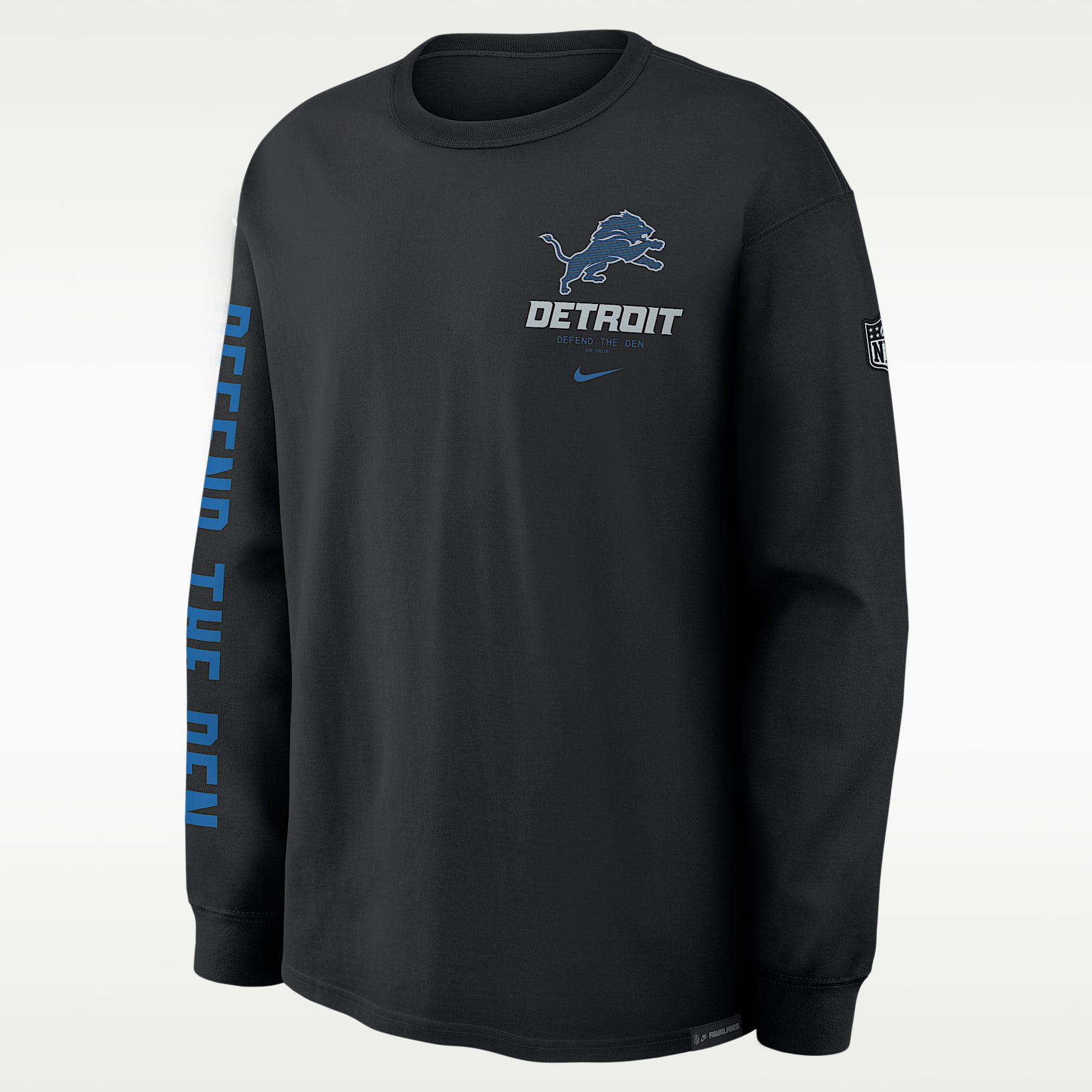 Detroit Lions Rivalries Collection Max90 Men's Nike NFL Long-Sleeve T-Shirt