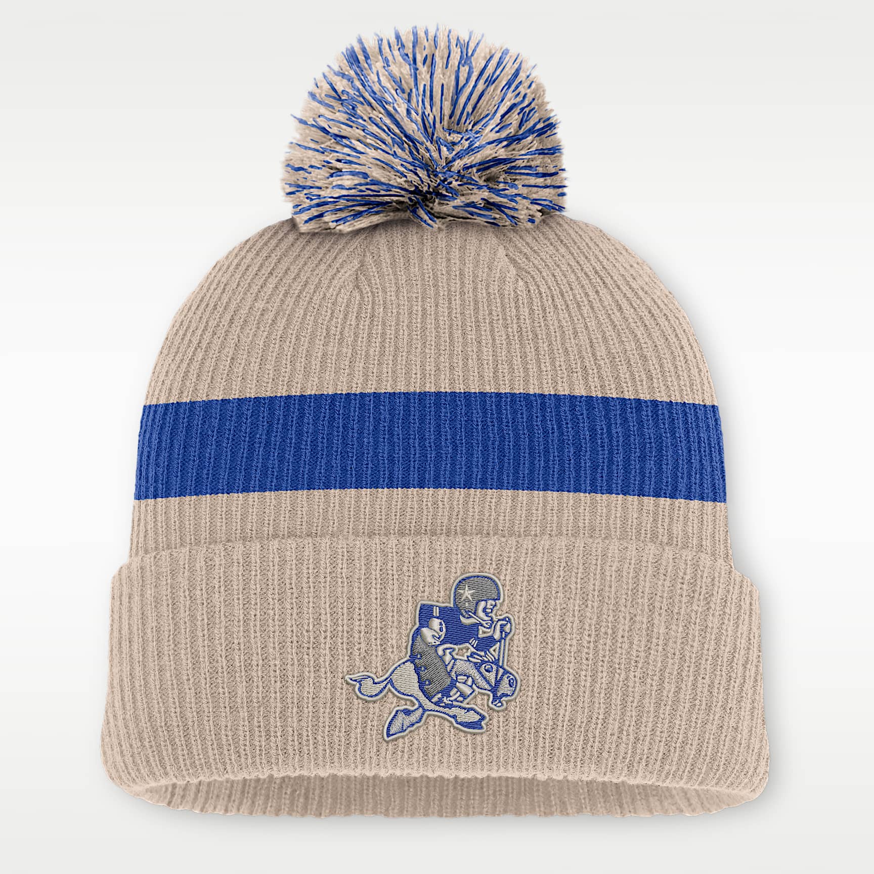 Dallas Cowboys Rewind Peak Men's Nike NFL Cuffed Pom Beanie