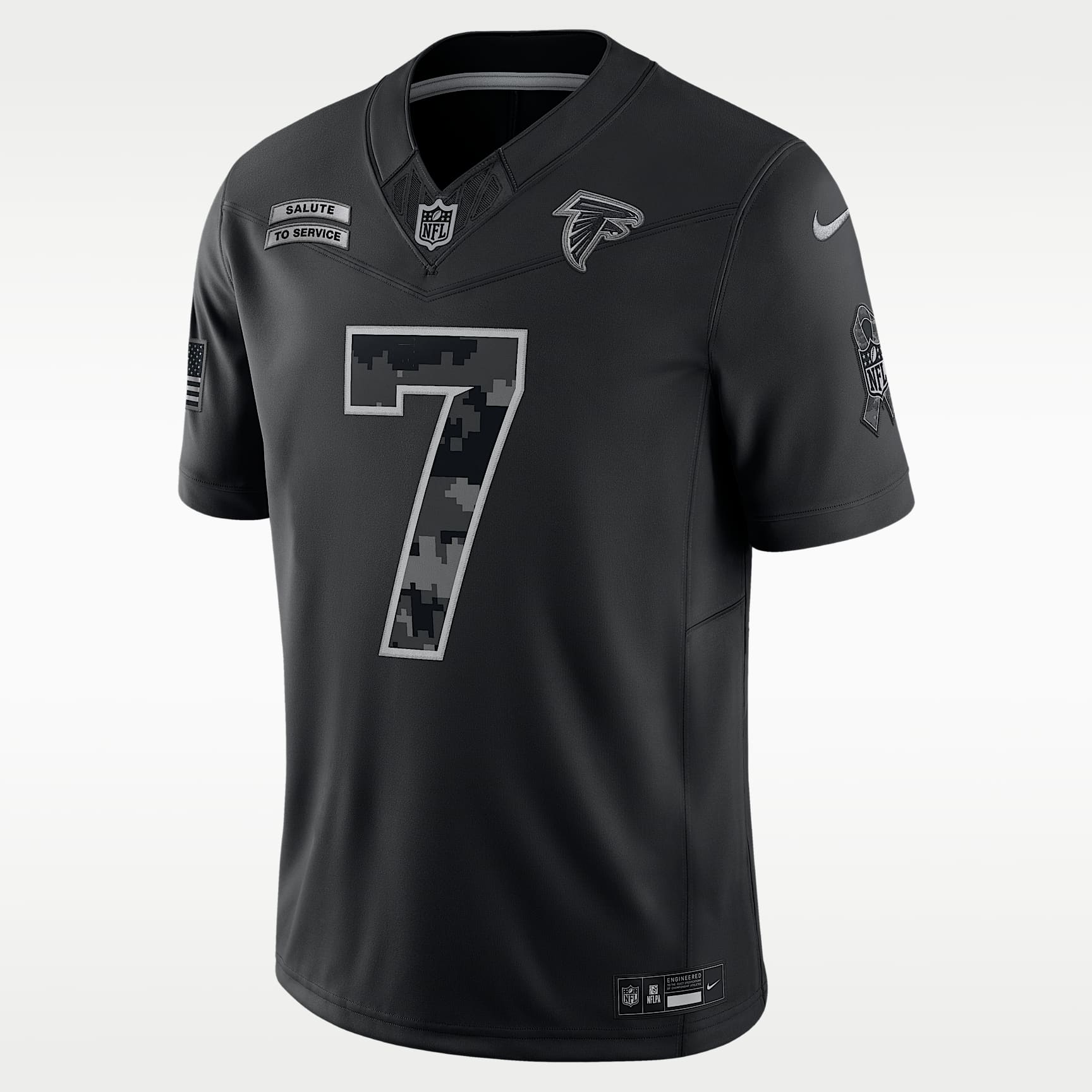 Bijan Robinson Atlanta Falcons Salute to Service Men's Nike Dri-FIT NFL Limited Jersey