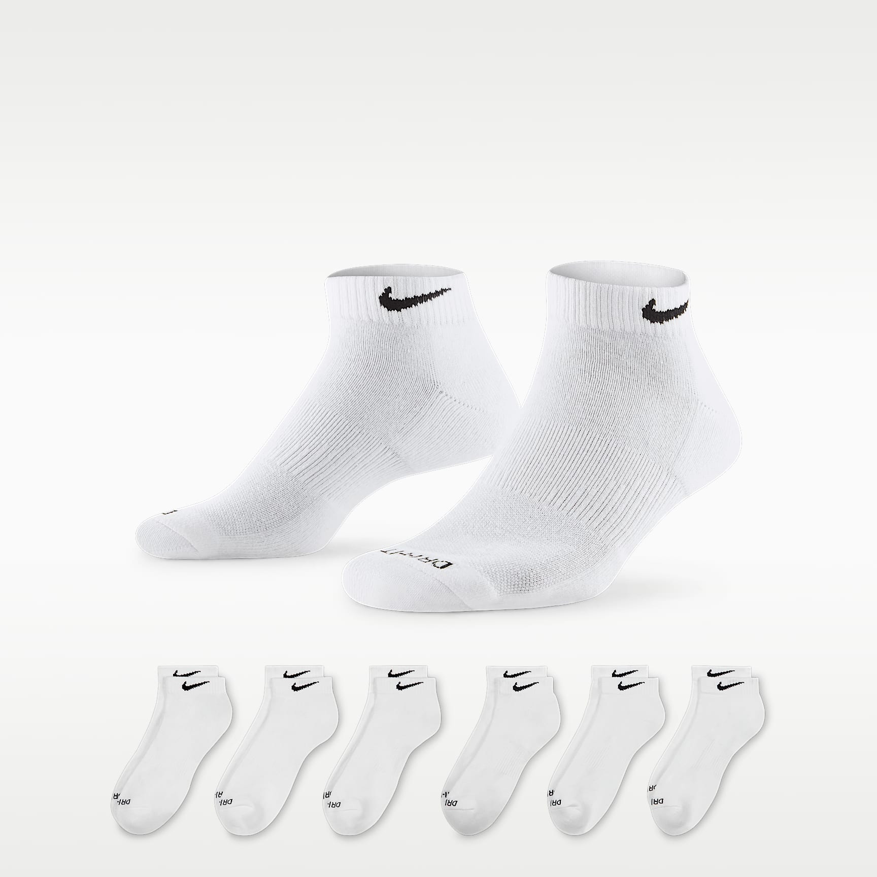 Nike Everyday Plus Cushioned Training Low Socks (6 Pairs)