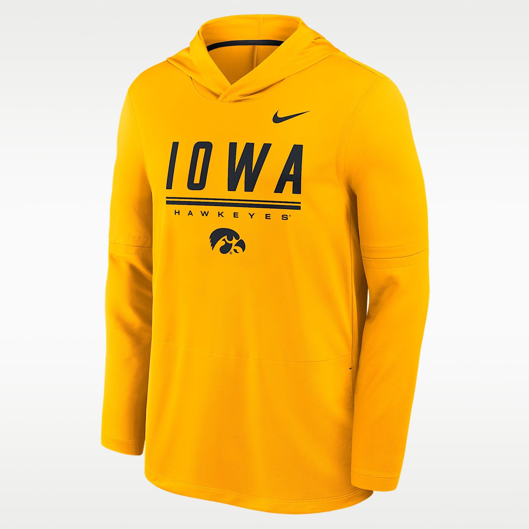 Iowa Sideline Men's Nike Dri-FIT College Long-Sleeve Hooded Top