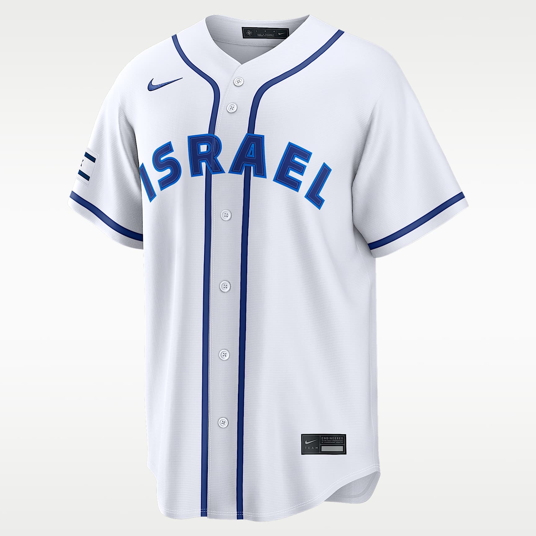 Harrison Bader Israel National Baseball Team 2026 World Baseball Classic Men's Nike Stadium Jersey