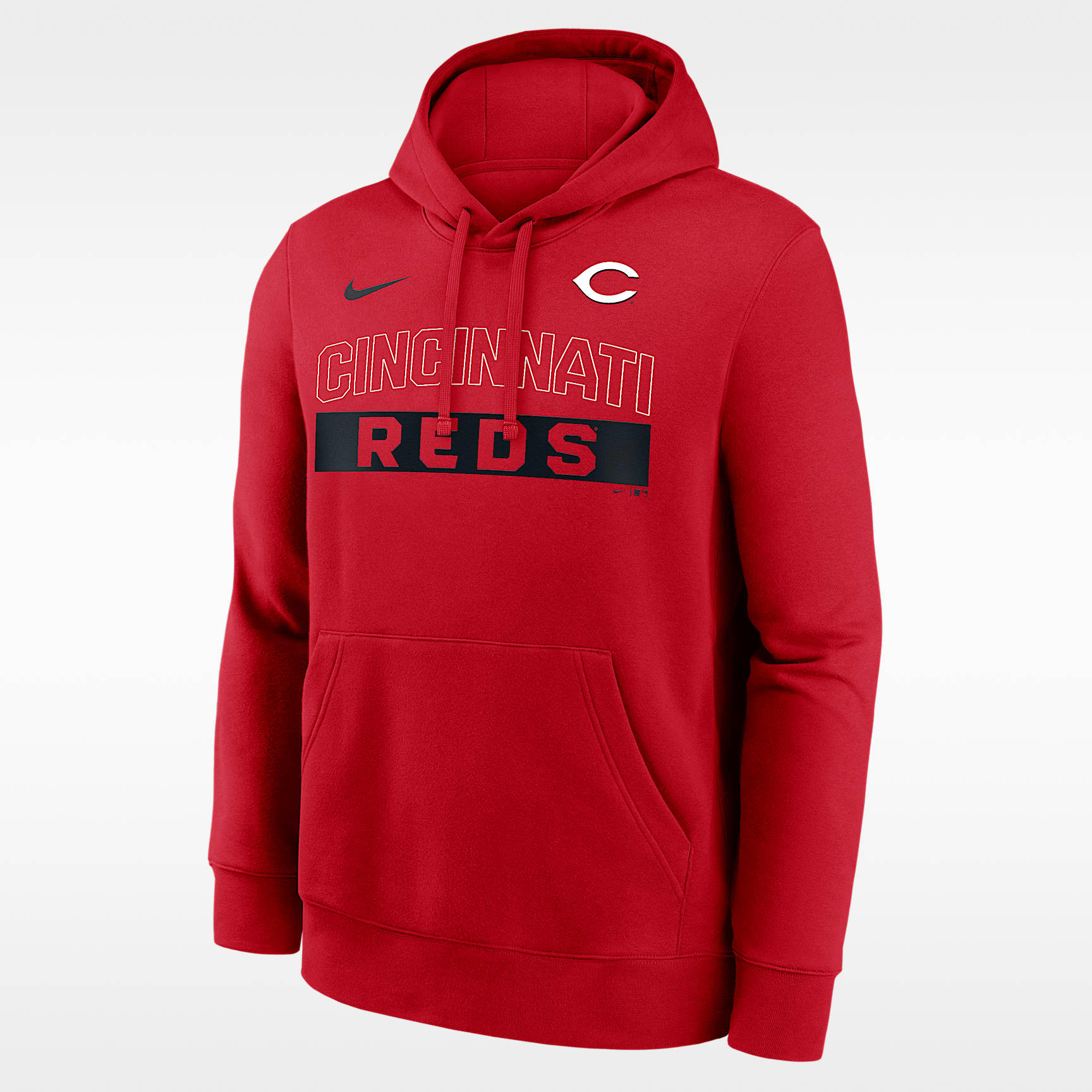 Cincinnati Reds Club Men's Nike MLB Pullover Hoodie