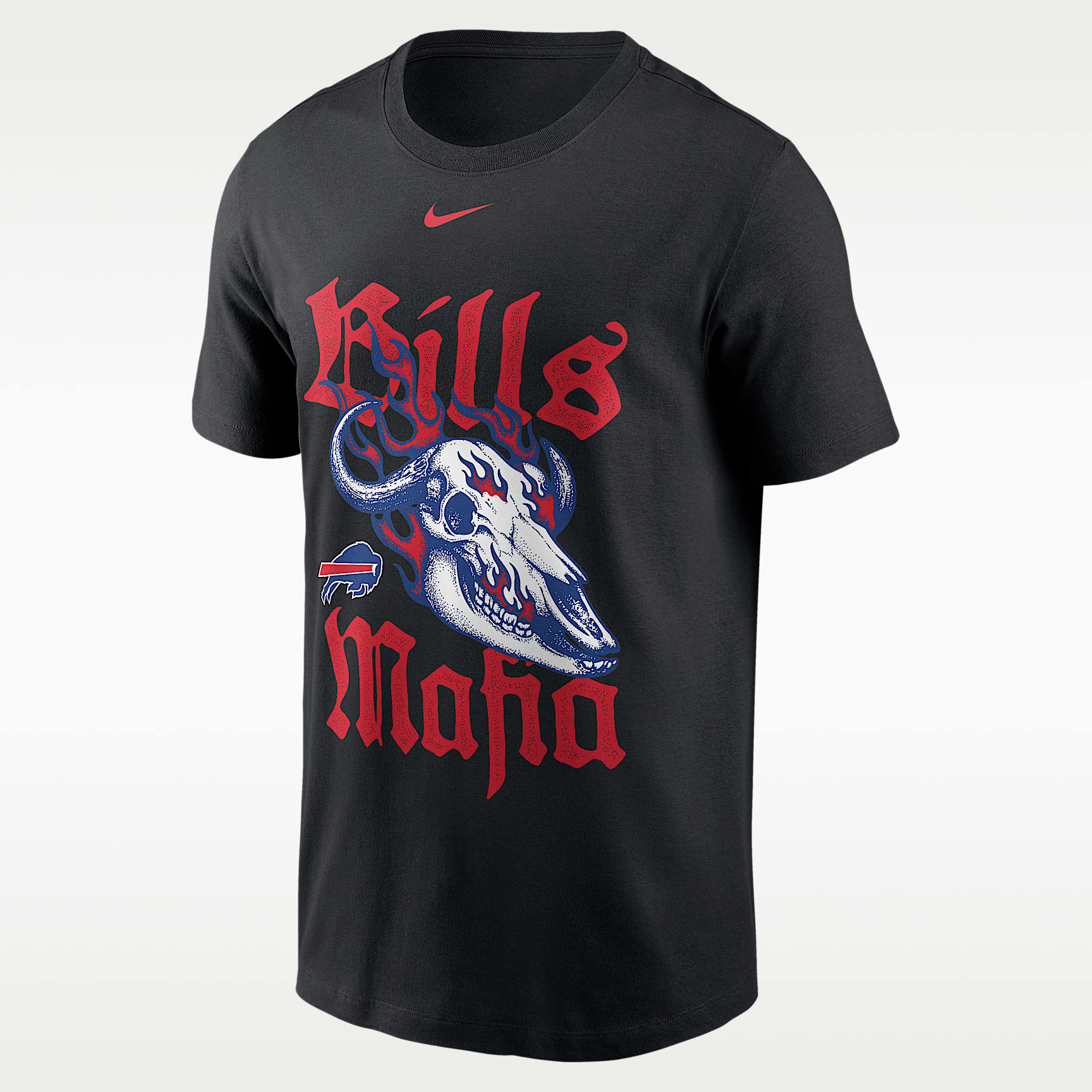 Buffalo Bills Mafia Skull Men's Nike NFL T-Shirt