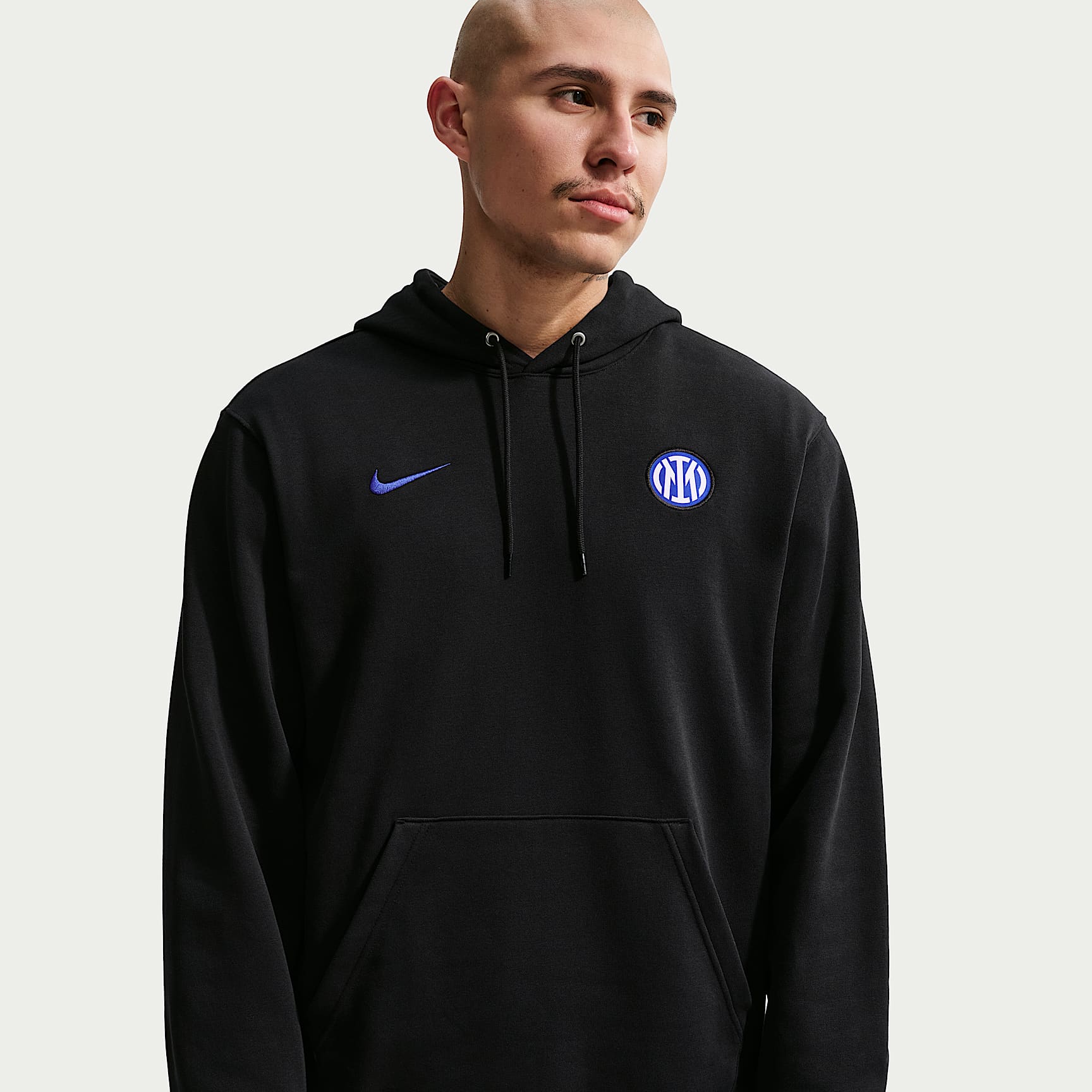 Inter Milan Club Men's Nike Soccer French Terry Pullover Hoodie