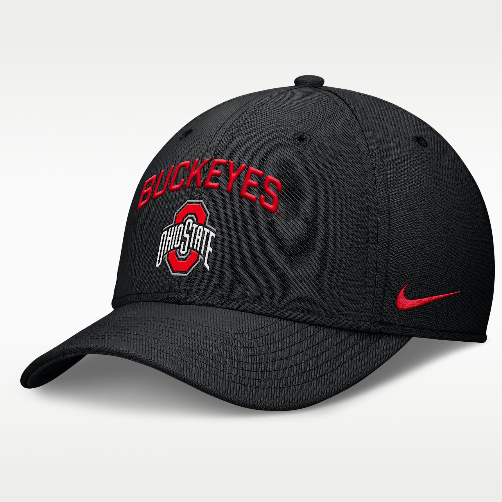Ohio State On-Field Rise Swoosh Men's Nike Dri-FIT College Hat
