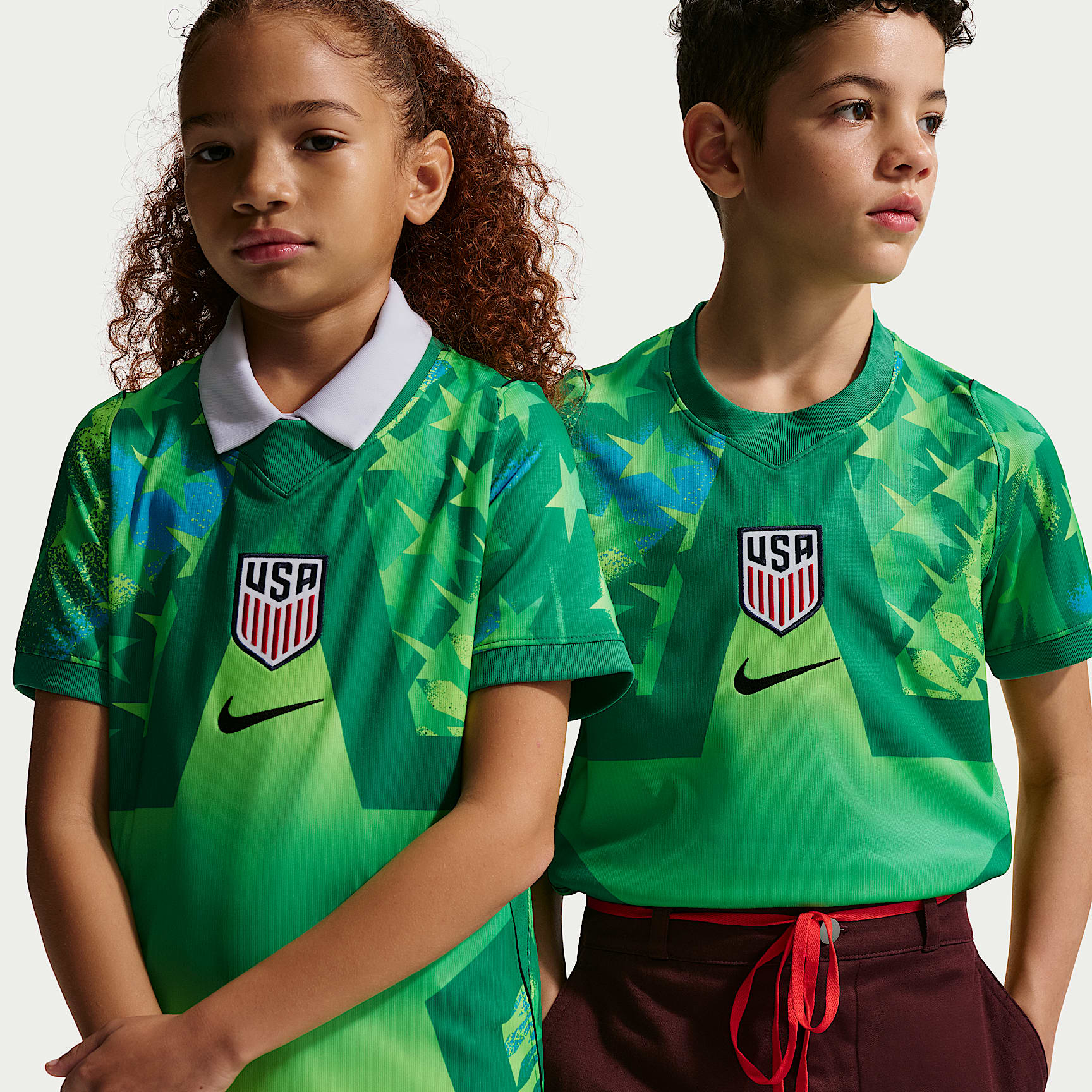USMNT 2026 Stadium Goalkeeper Big Kids' Nike Dri-FIT Soccer Replica Short-Sleeve Jersey