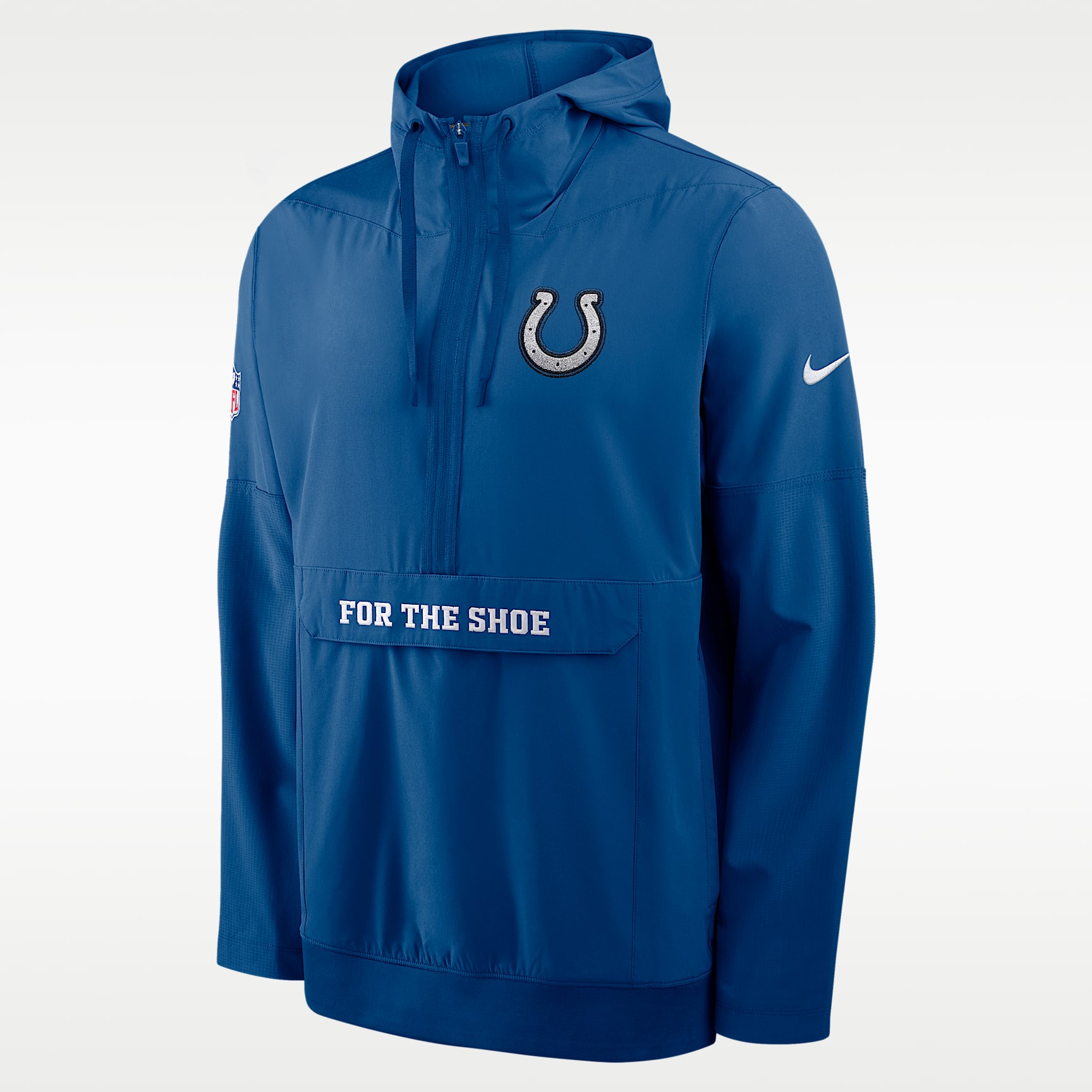 Indianapolis Colts Rivalries Collection Sideline Anorak Men's Nike NFL 1/2-Zip Hooded Jacket