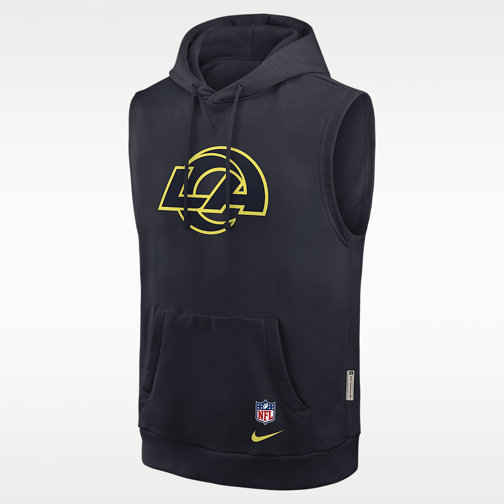 Los Angeles Rams Rivalries Collection Sideline Men's Nike Dri-FIT NFL Sleeveless Pullover Hoodie