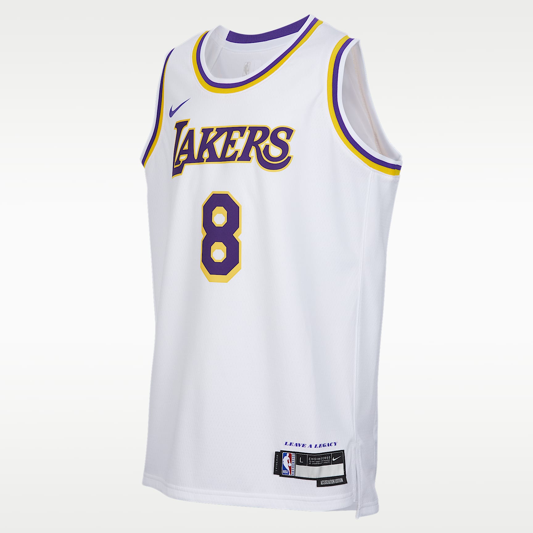 Los Angeles Lakers Association Edition Older Kids' Nike NBA Swingman Jersey