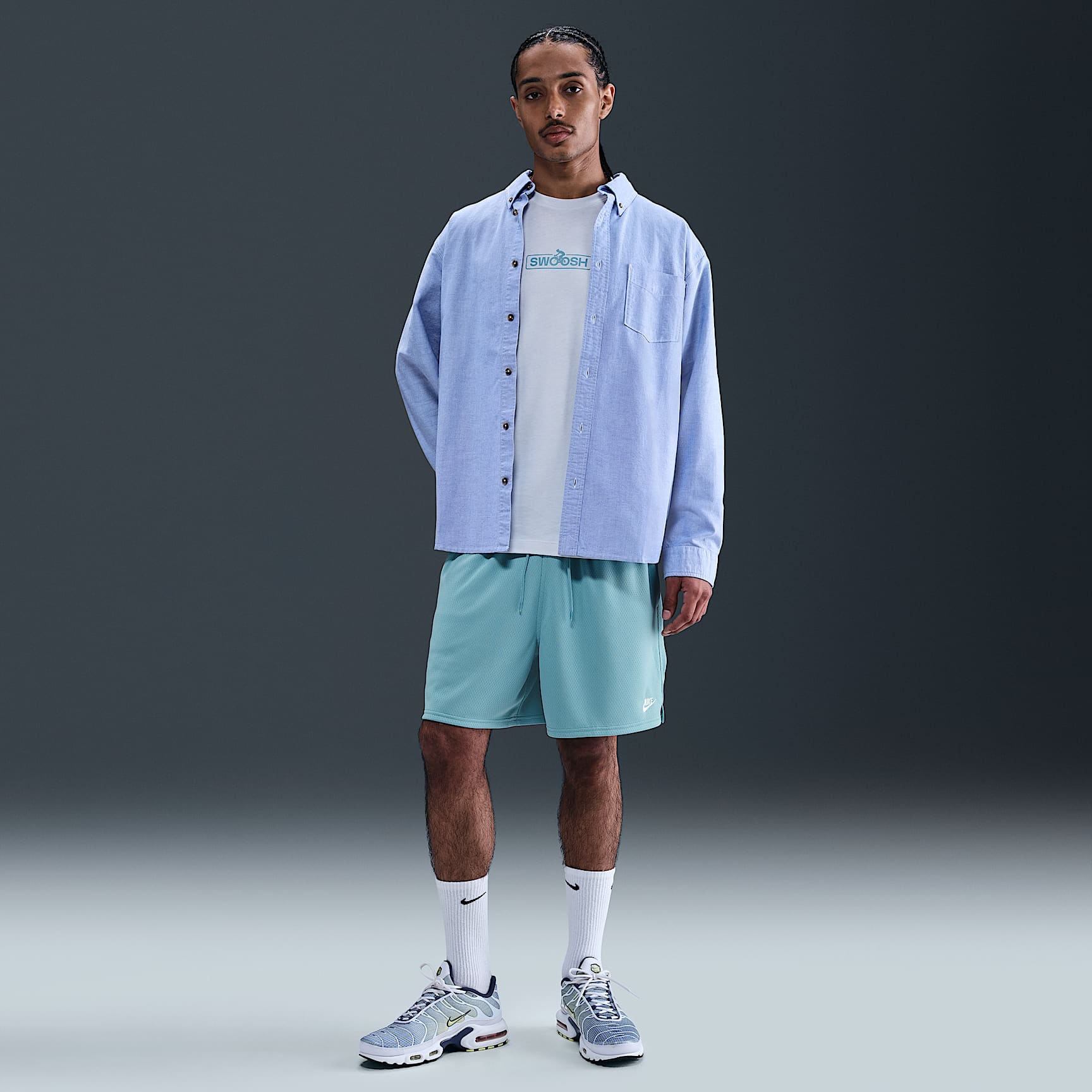 Shorts de malla Flow para hombre Nike Club