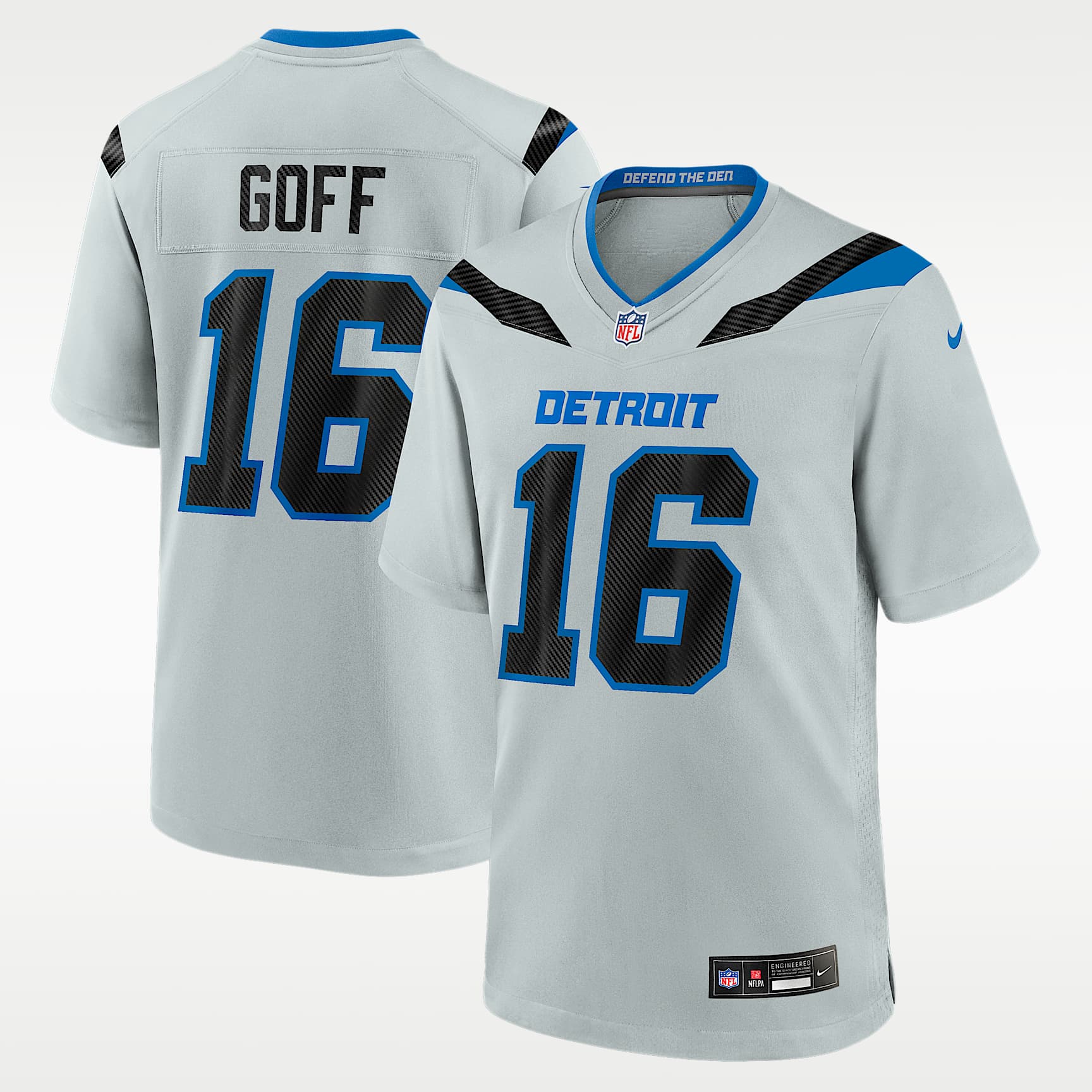 Jared Goff Detroit Lions Rivalries Collection Men's Nike NFL Game Jersey