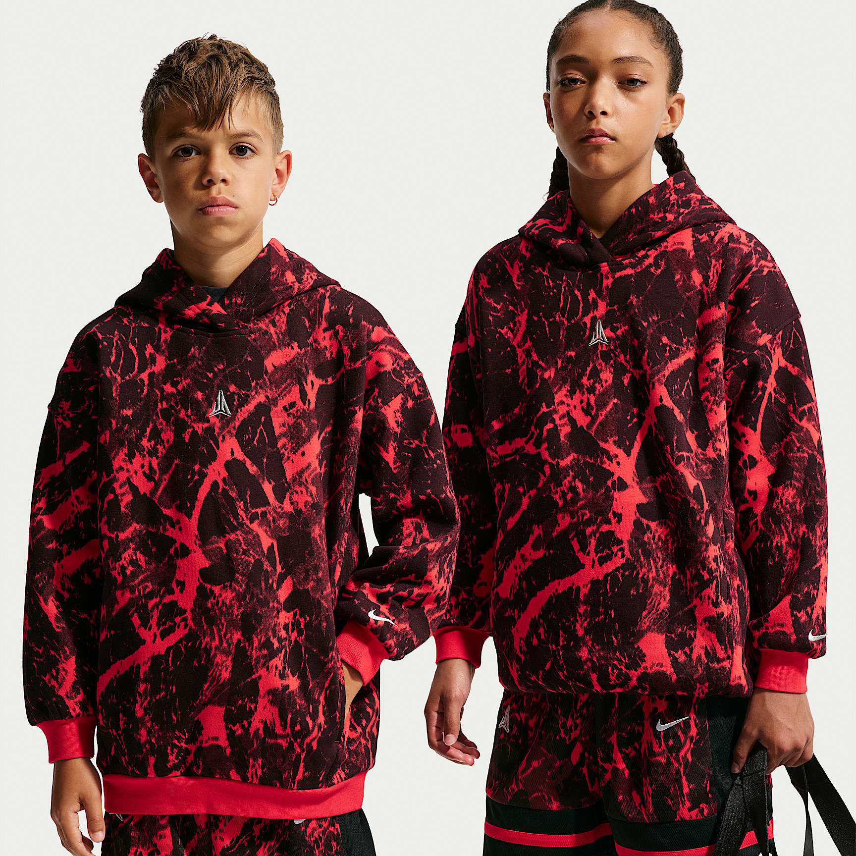 Ja Kids' Club Fleece Oversized Basketball Hoodie