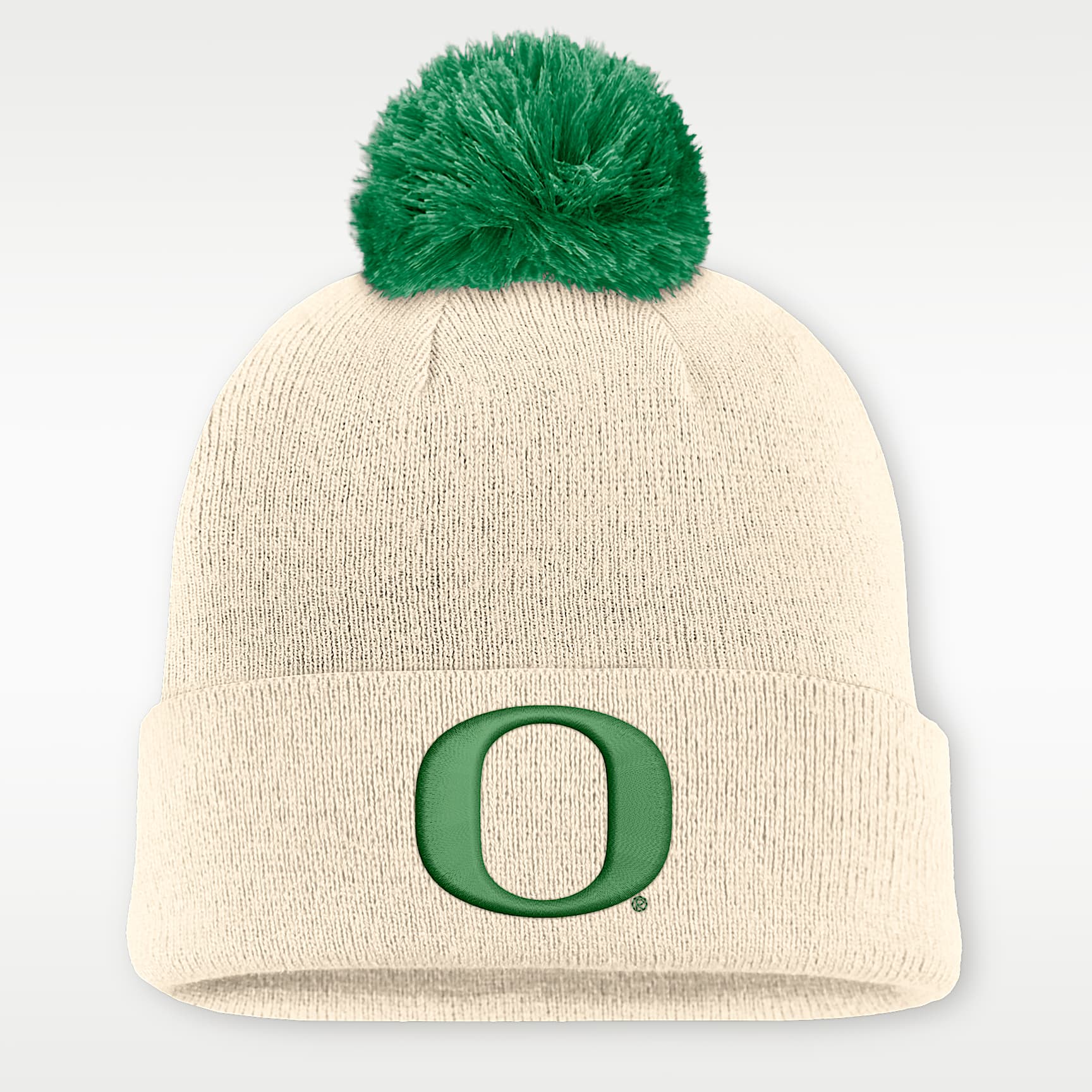 Oregon Campus Prep Script Men's Nike College Cuffed Pom Beanie