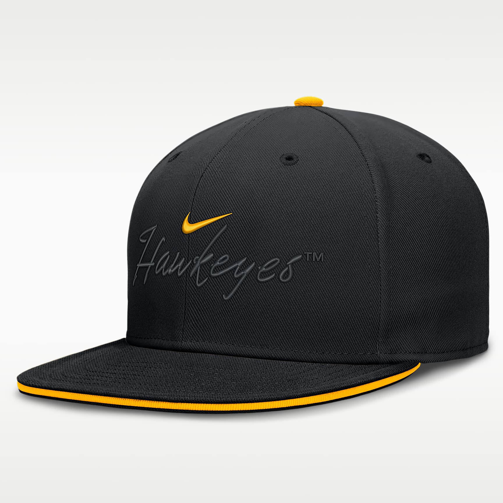 Gorra universitaria Nike Dri-FIT ajustada para hombre Iowa Pro