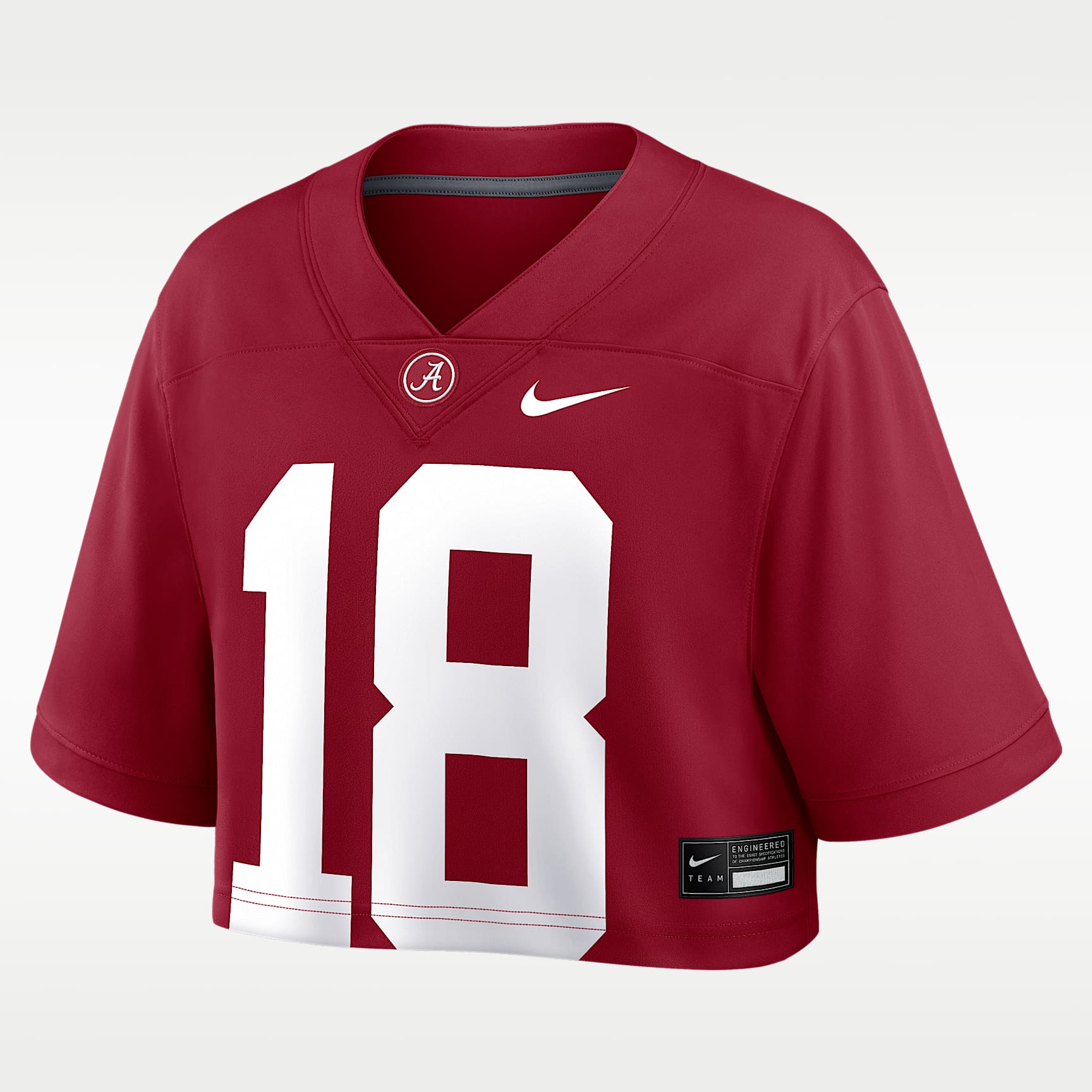 Jersey universitario Nike Dri-FIT Game cropped para mujer Alabama