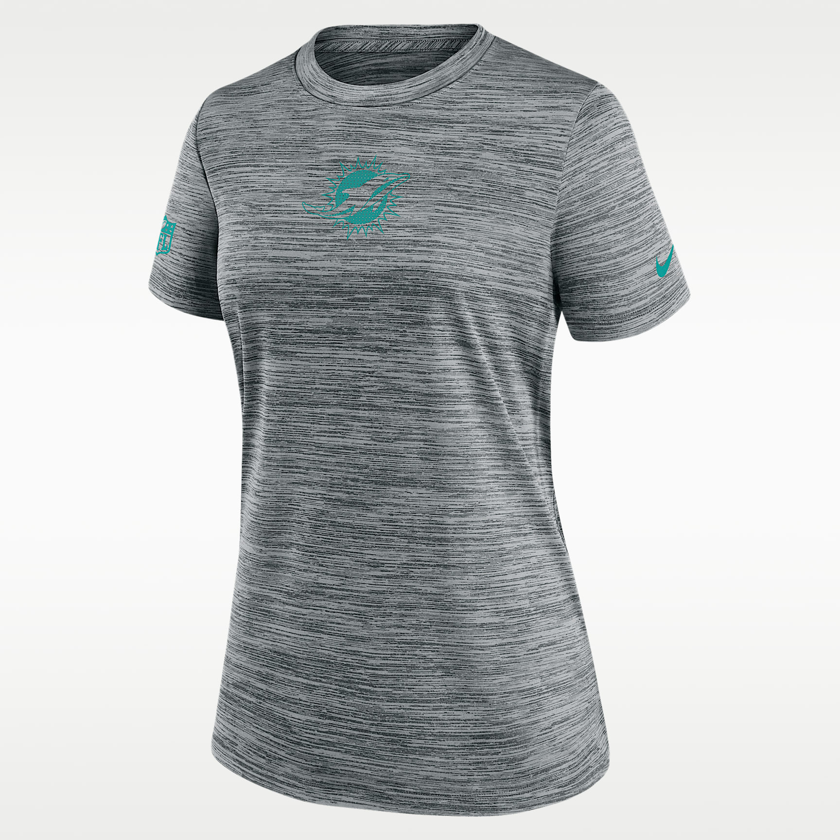Miami Dolphins Sideline Team Issue Velocity Women's Nike Dri-FIT NFL T-Shirt