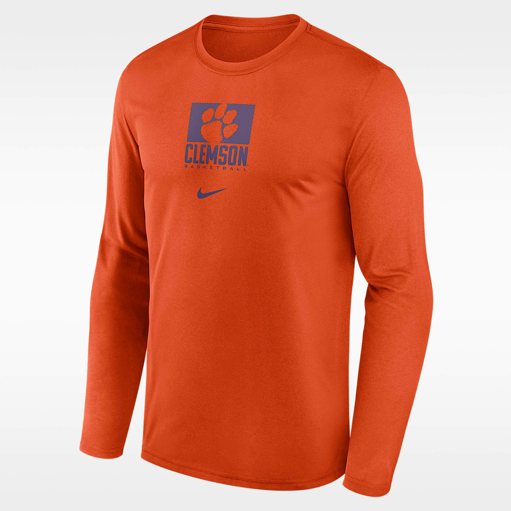 Clemson Courtside Men's Nike Dri-FIT College Long-Sleeve T-Shirt