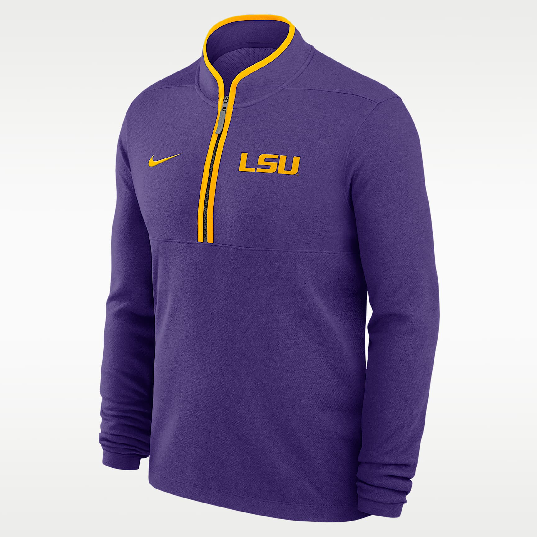 LSU Victory Men's Nike Dri-FIT College 1/2-Zip Long-Sleeve Top