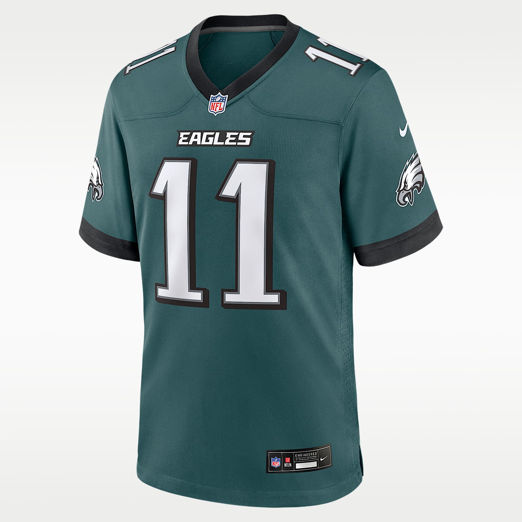 Jersey Nike de la NFL Game para hombre de A.J. Brown de los Philadelphia Eagles