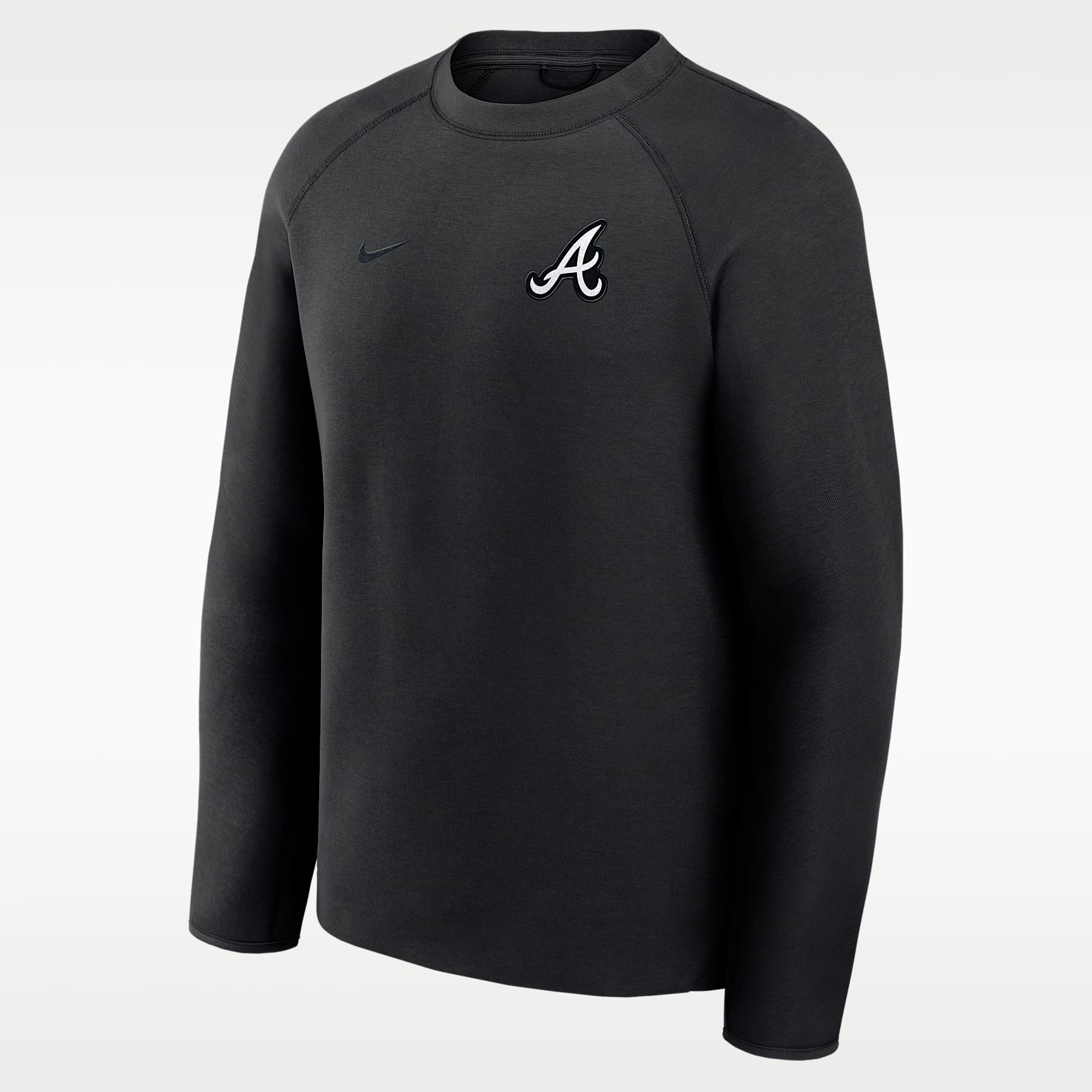 Atlanta Braves Tech Fleece Men's Nike MLB Pullover Crew