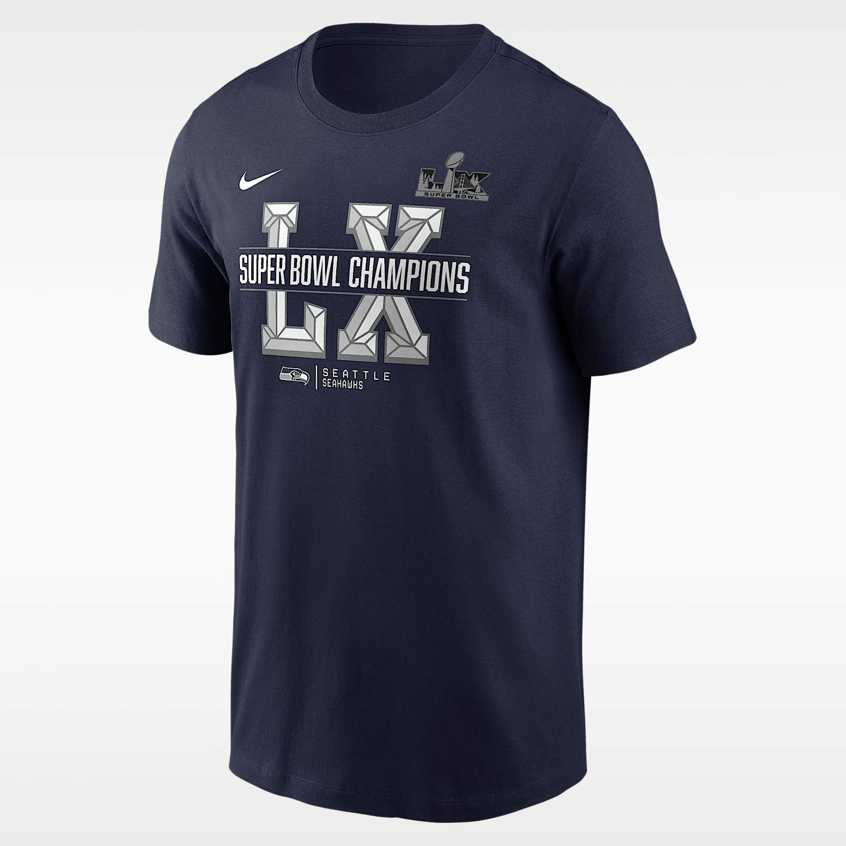 Playera Nike de la NFL para hombre Seattle Seahawks Super Bowl LX Champions Sacrifice
