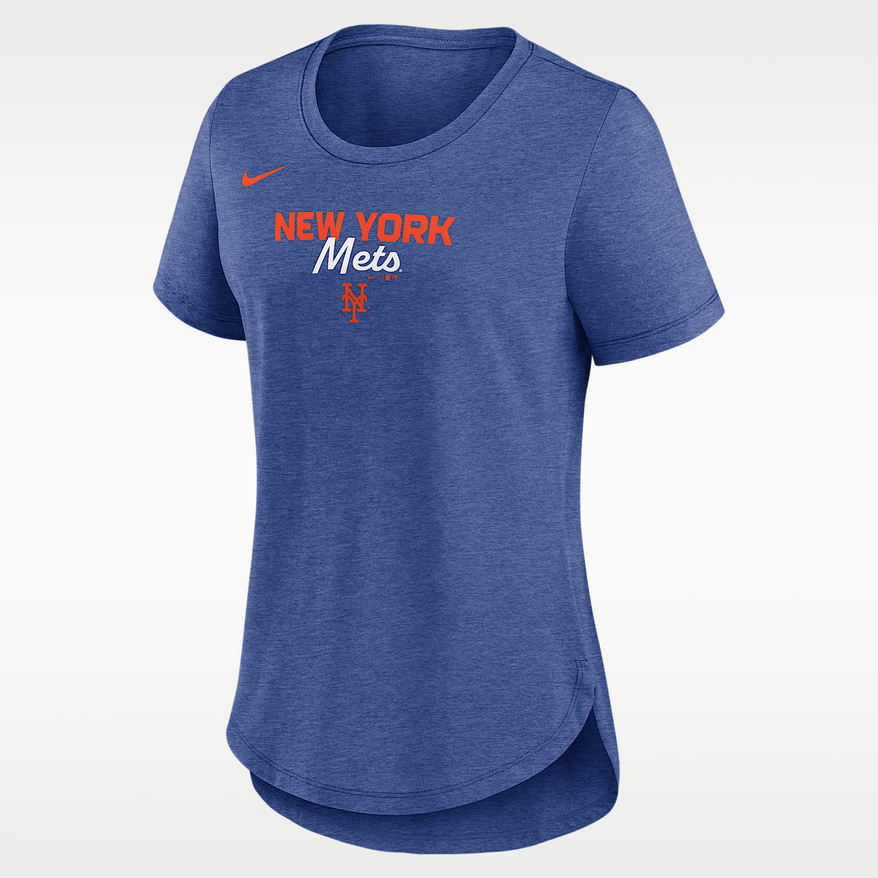 Playera Nike de la MLB para mujer New York Mets Arched Team Name