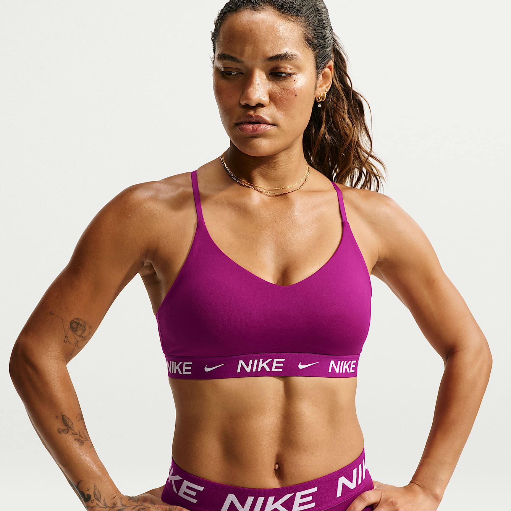 Nike Indy Light Support Women's Padded Adjustable Sports Bra