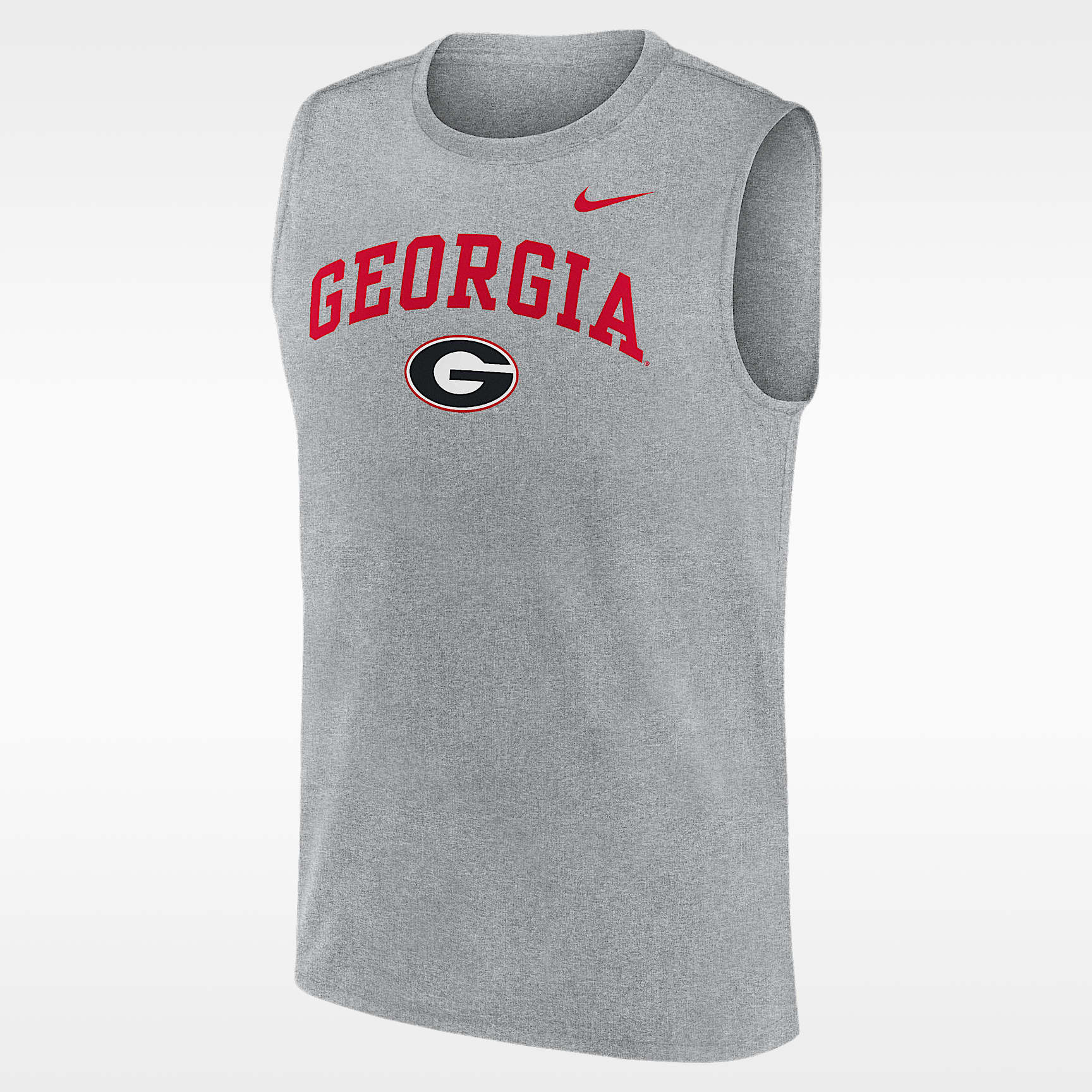 Georgia Primetime Arch Legend Men's Nike Dri-FIT College Muscle Tank Top