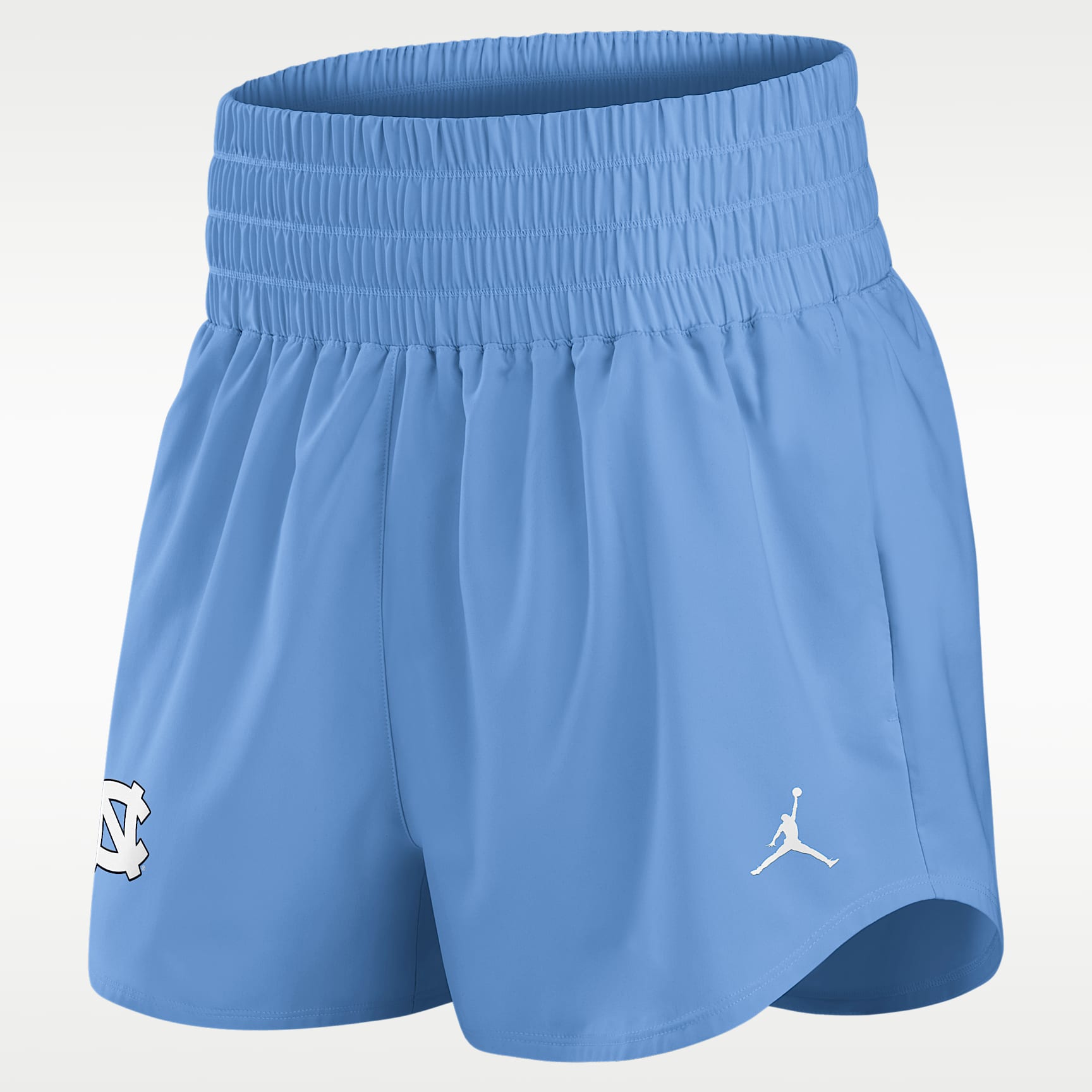 Shorts universitarios marca Jordan Dri-FIT para mujer North Carolina Primary Logo One