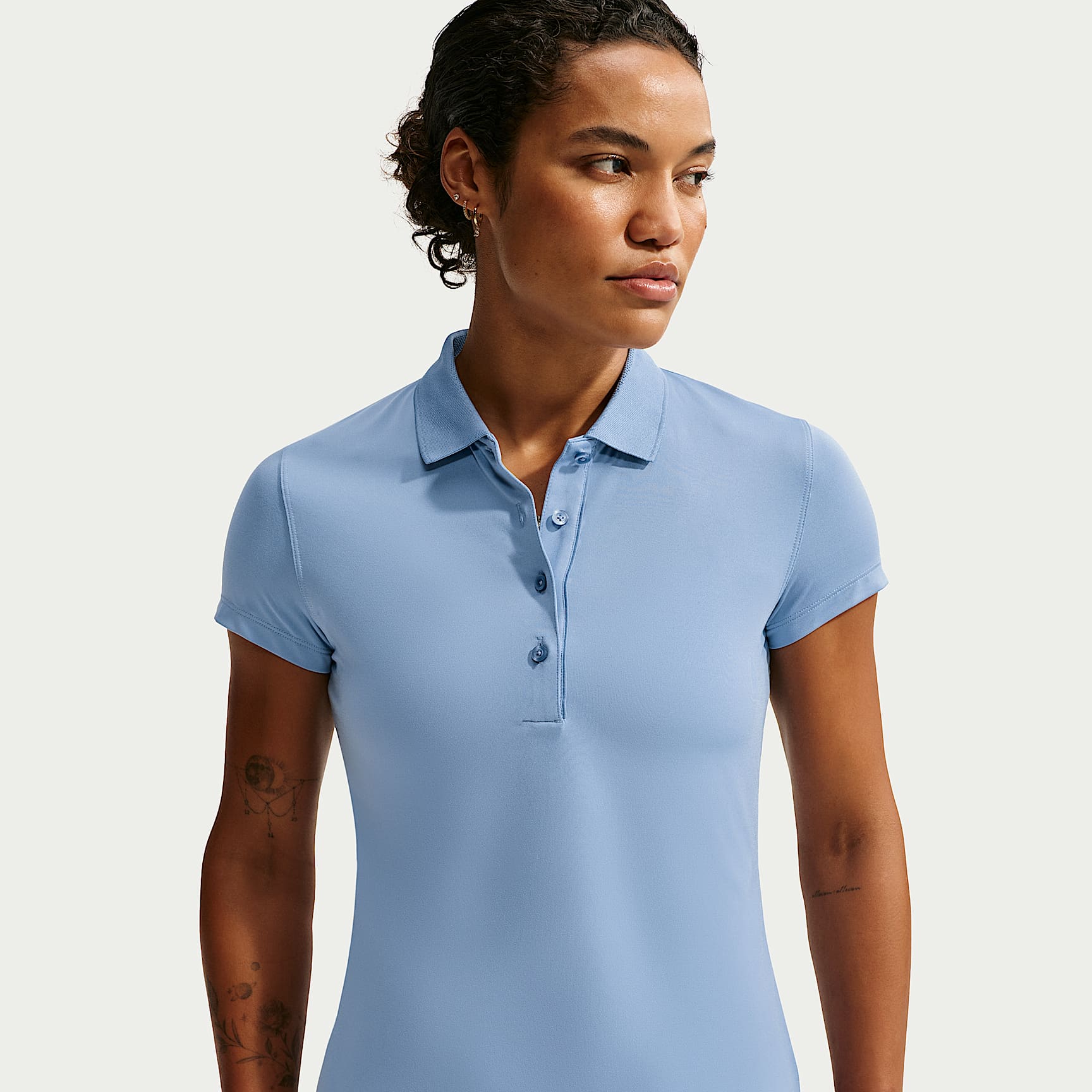 Nike Golf Club Women's Dri-FIT UV Short-Sleeve Golf Polo